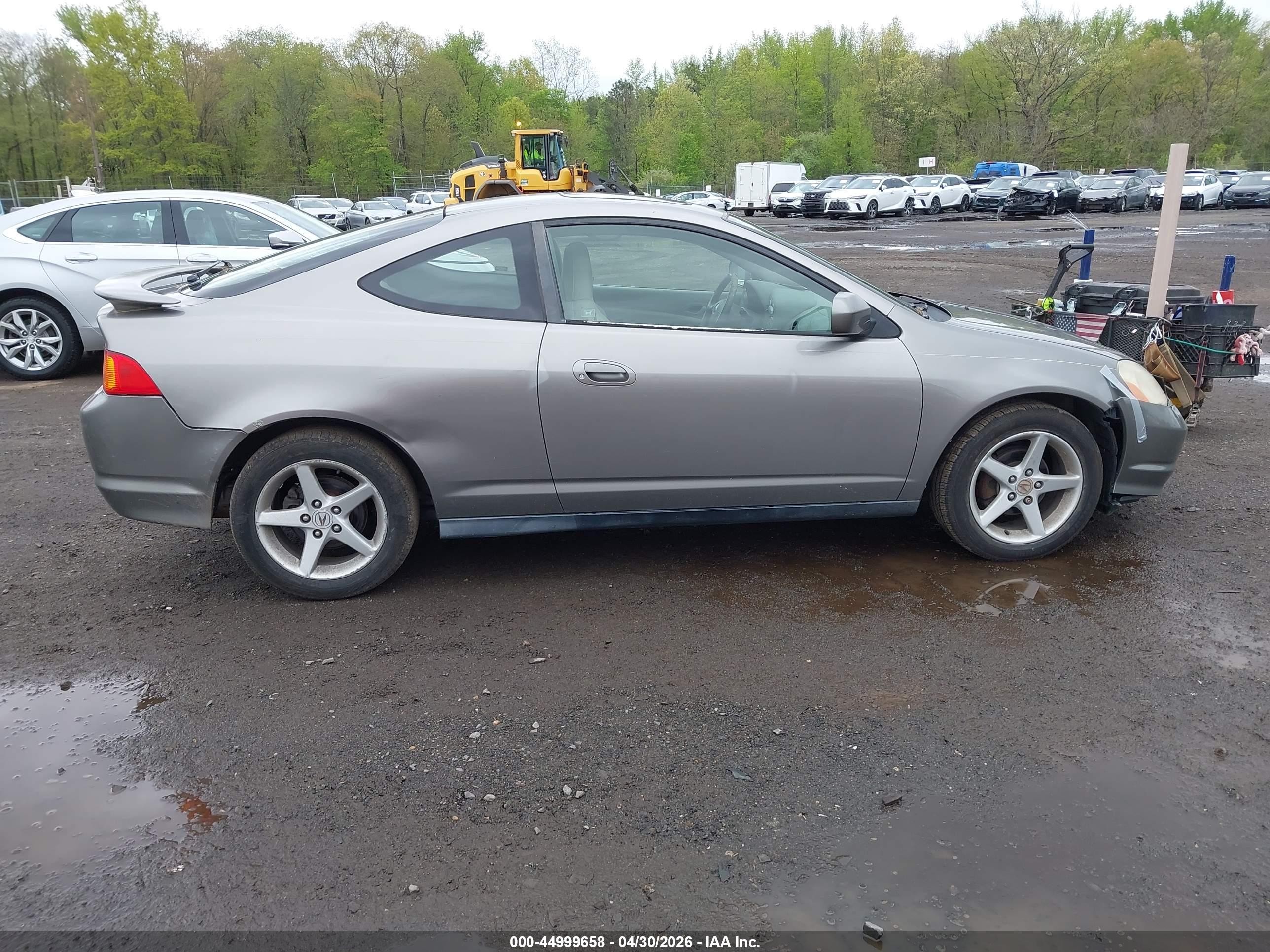 2004 Acura Rsx   Gray vin: JH4DC54814S015198