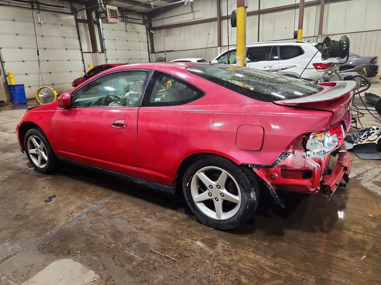2004 Acura Rsx Red vin: JH4DC54814S016805