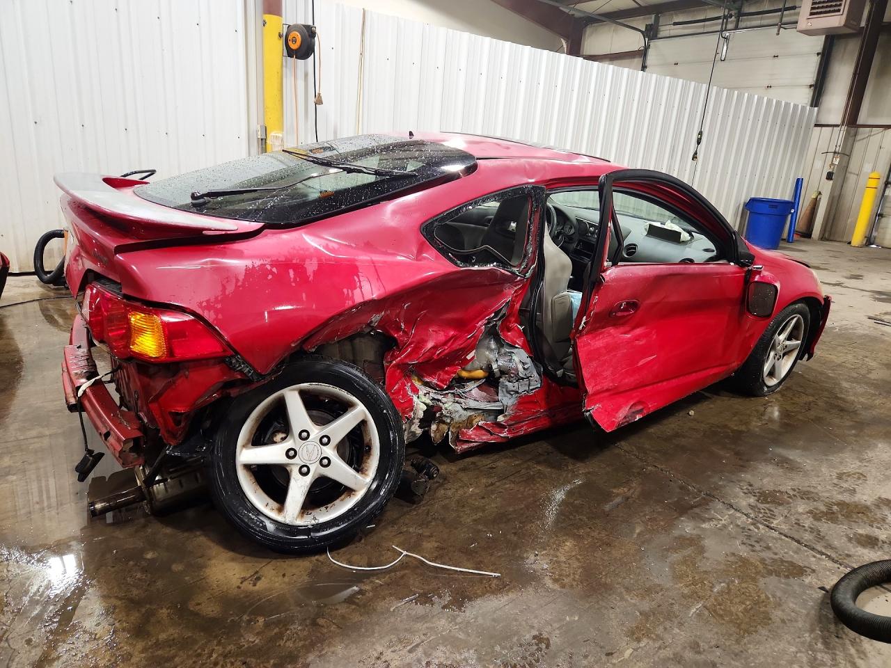 2004 Acura Rsx Red vin: JH4DC54814S016805