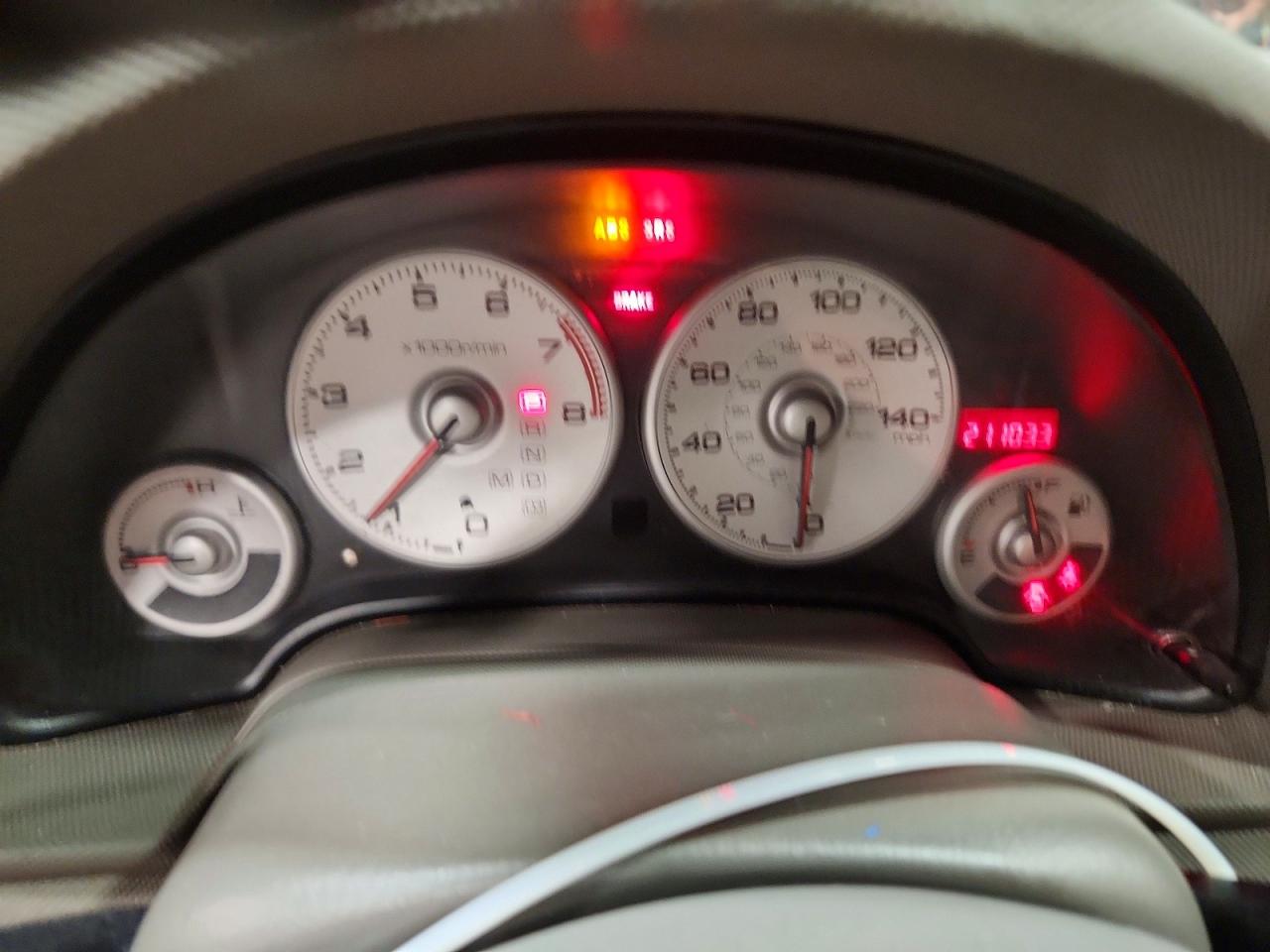 2004 Acura Rsx Red vin: JH4DC54814S016805