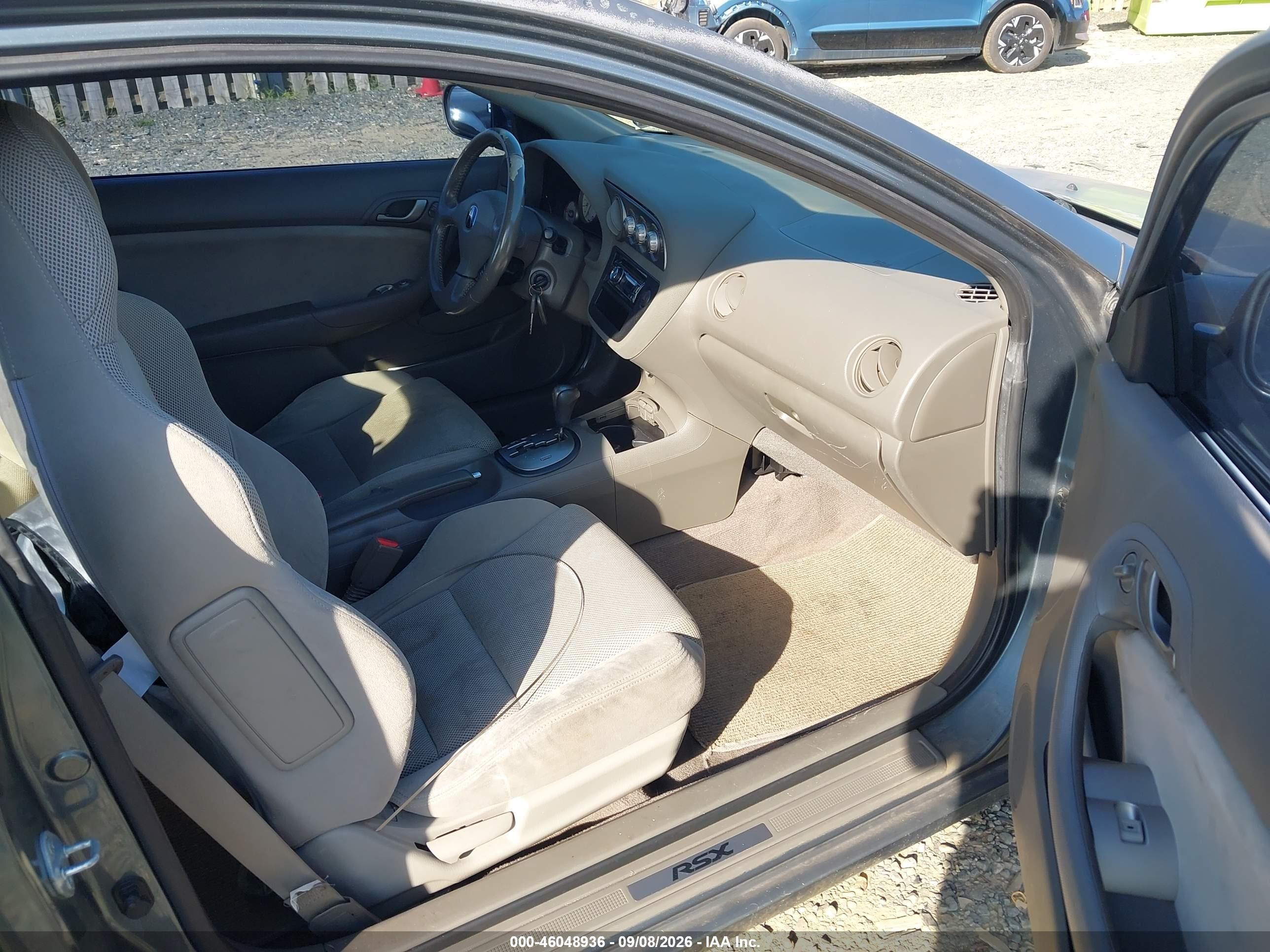 2006 Acura Rsx Gray vin: JH4DC54816S004396