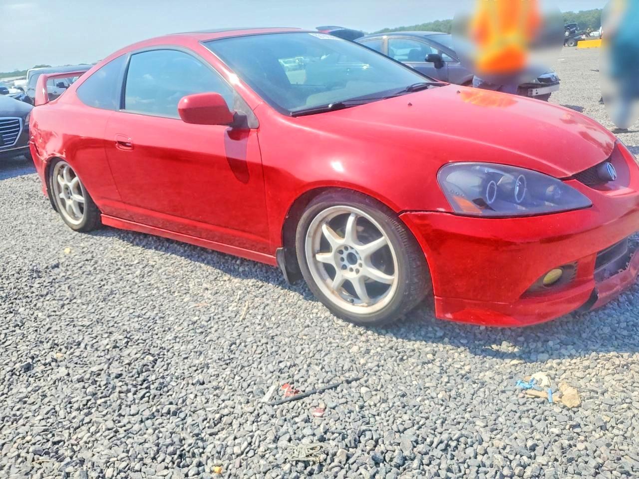 2006 Acura Rsx Красный vin: JH4DC54816S014216