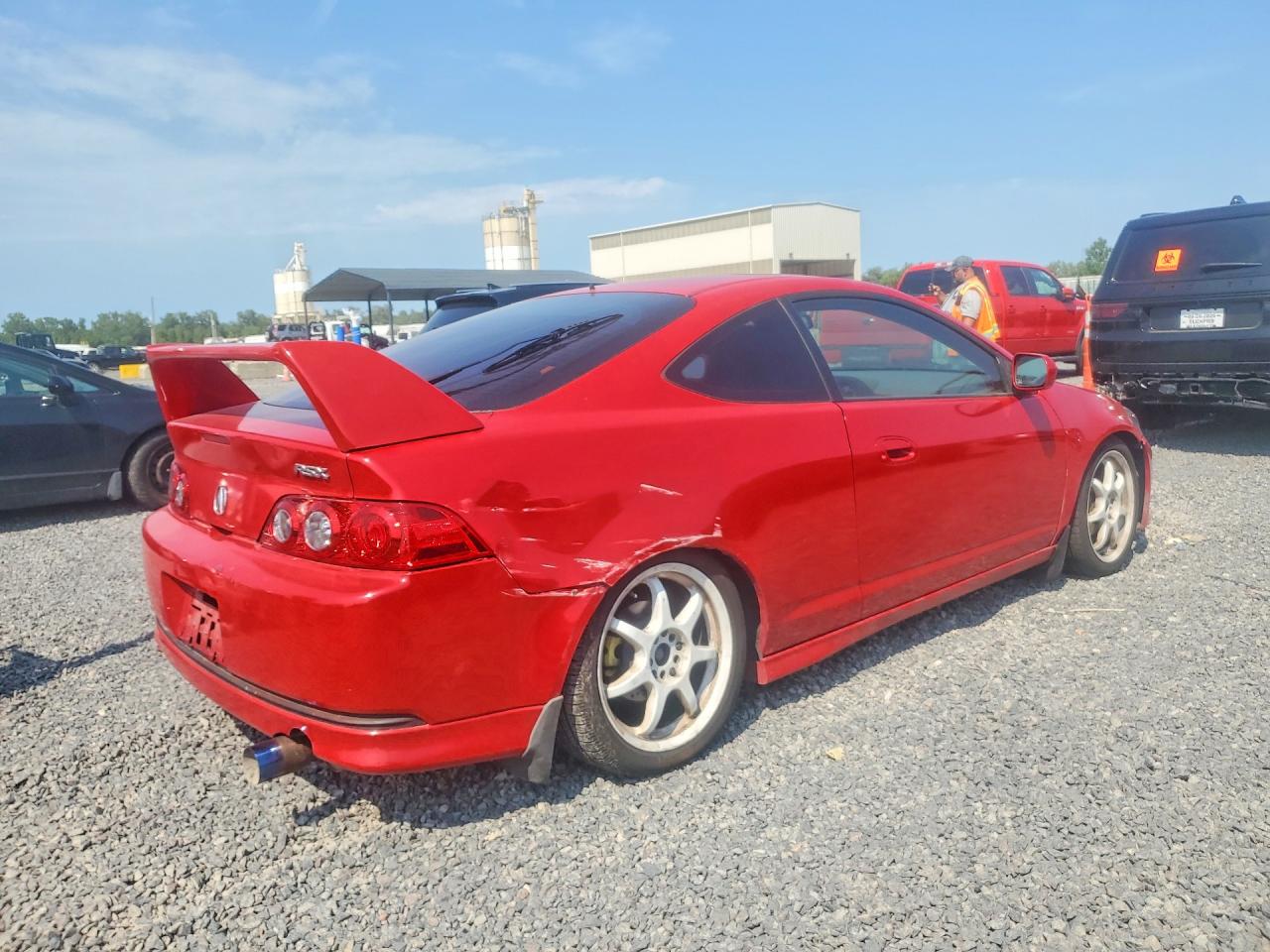 2006 Acura Rsx Красный vin: JH4DC54816S014216