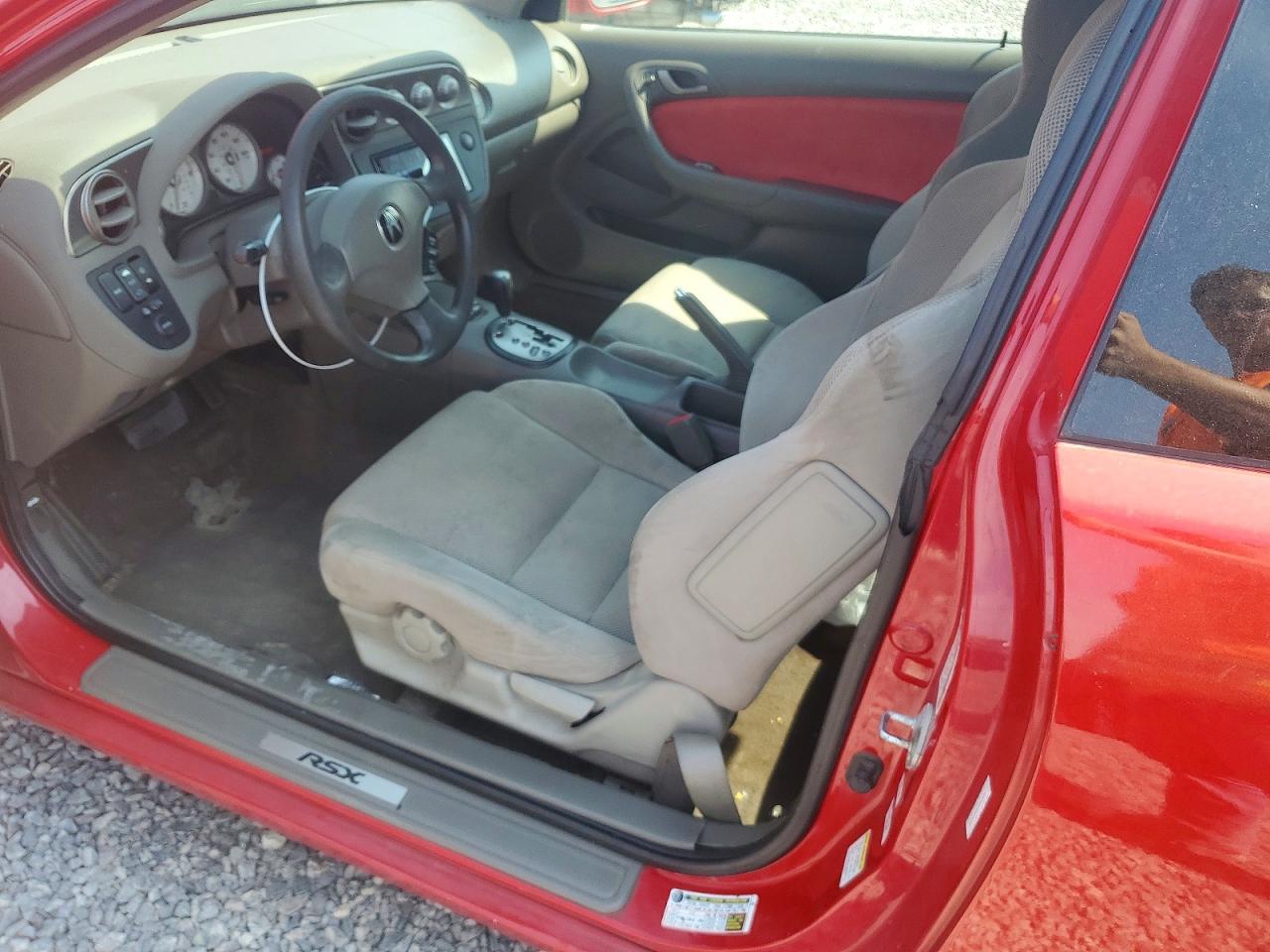 2006 Acura Rsx Красный vin: JH4DC54816S014216
