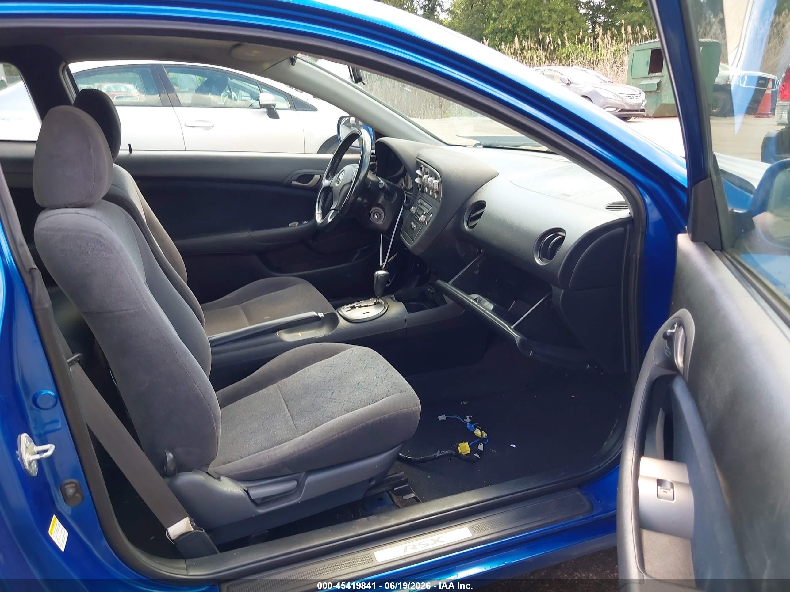 2006 Acura Rsx   Blue vin: JH4DC54816S016791