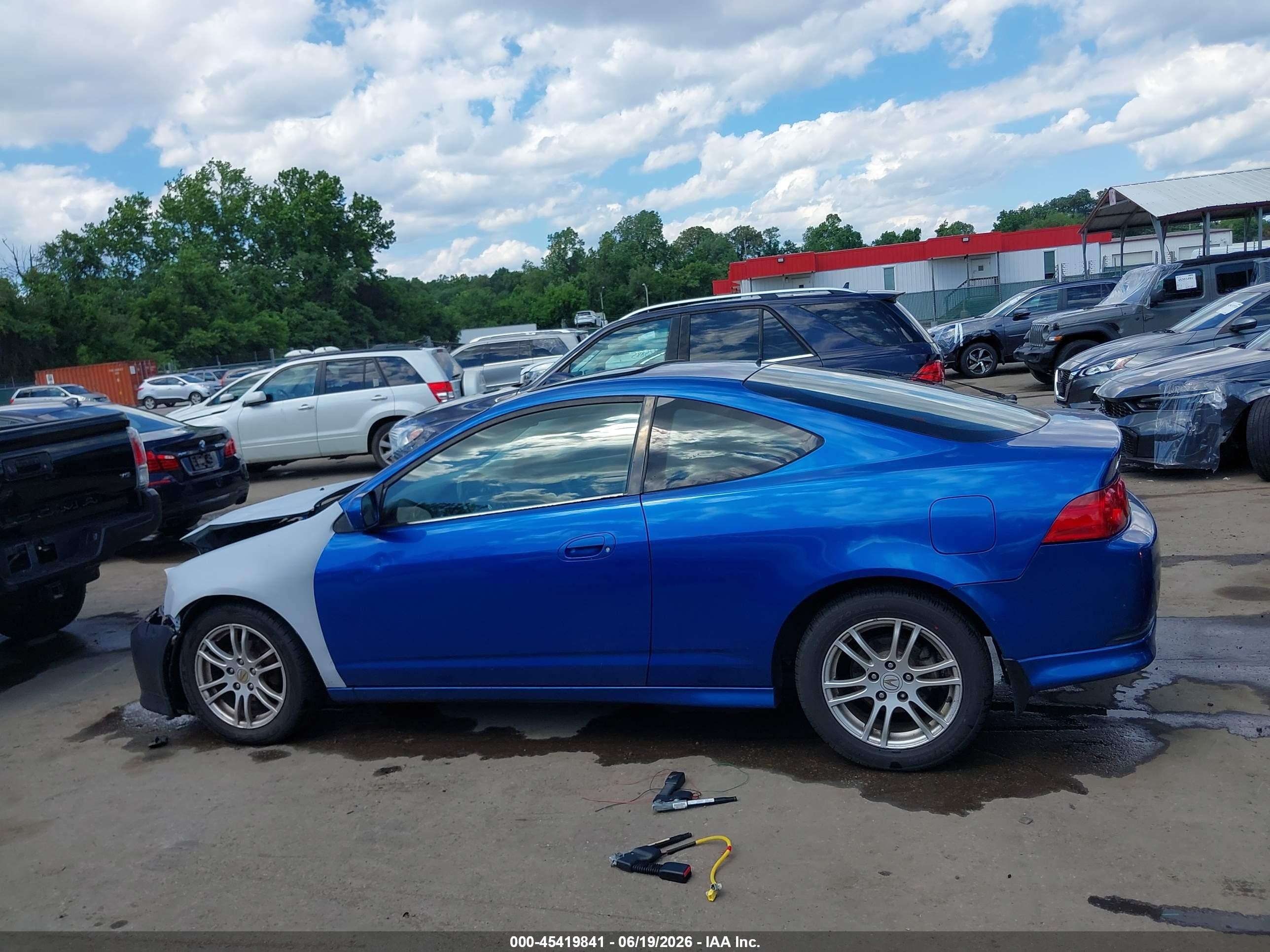 2006 Acura Rsx   Blue vin: JH4DC54816S016791