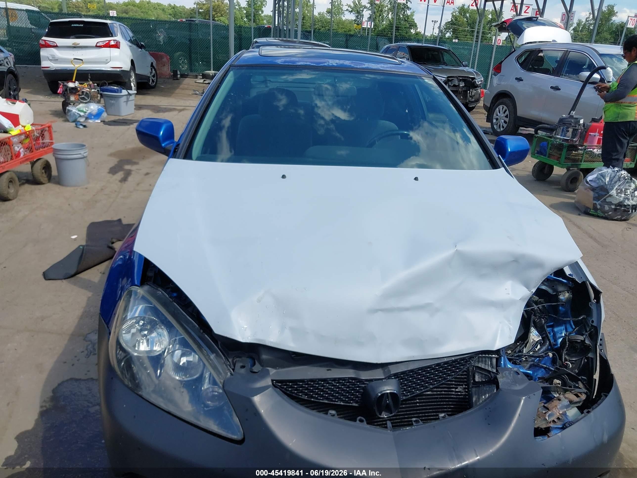 2006 Acura Rsx   Blue vin: JH4DC54816S016791