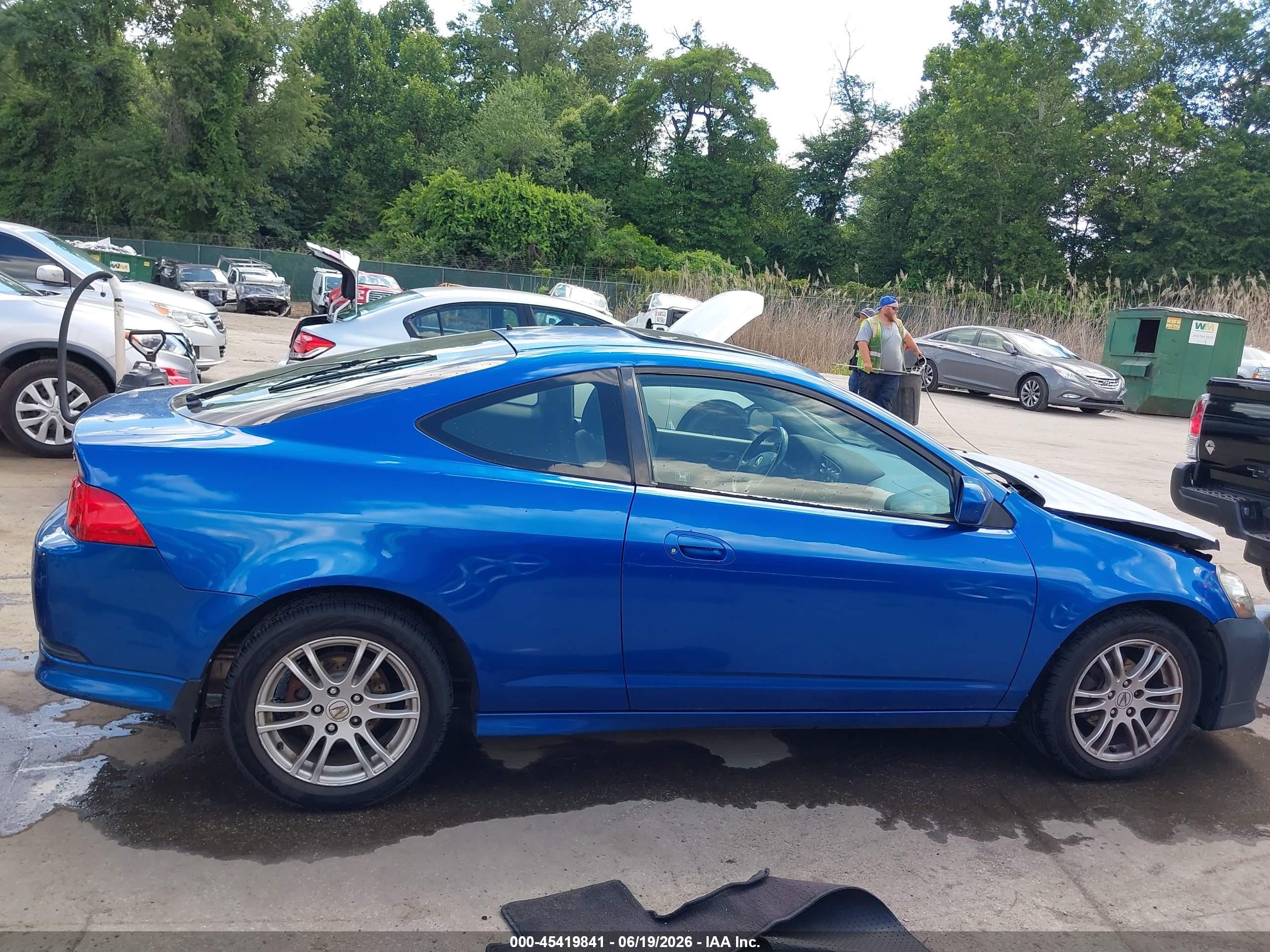 2006 Acura Rsx   Blue vin: JH4DC54816S016791