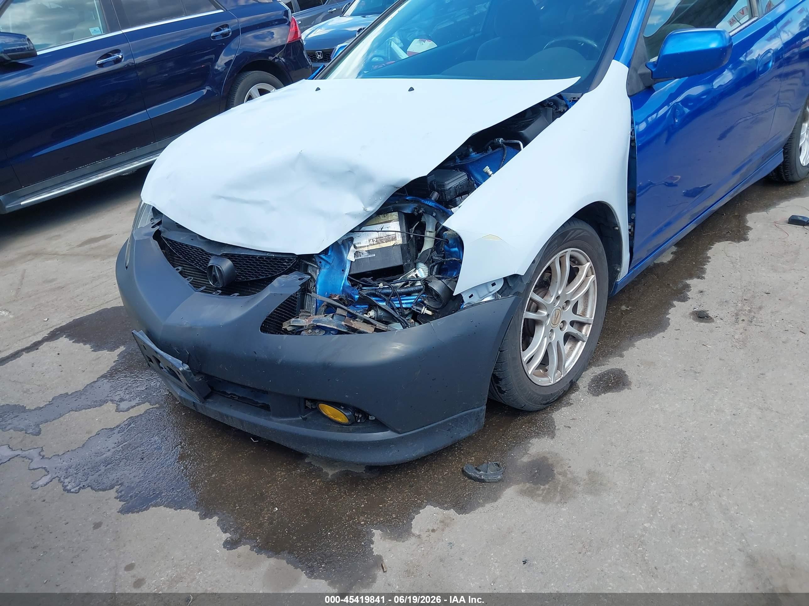 2006 Acura Rsx   Blue vin: JH4DC54816S016791