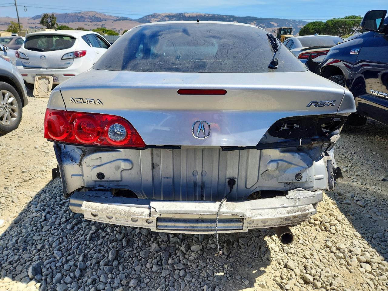 2006 Acura Rsx Silver vin: JH4DC54816S020727