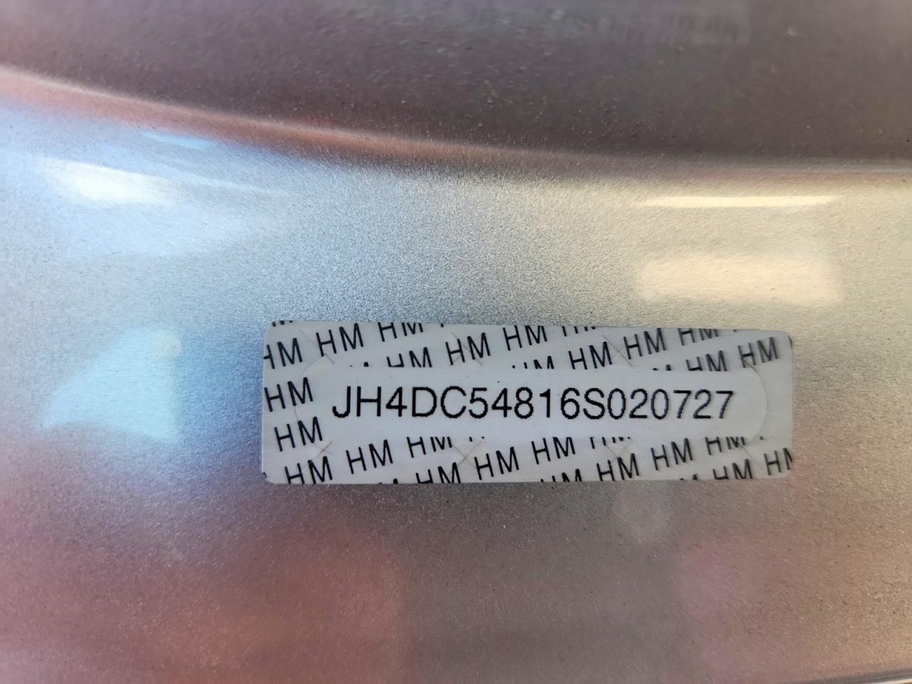 2006 Acura Rsx Silver vin: JH4DC54816S020727