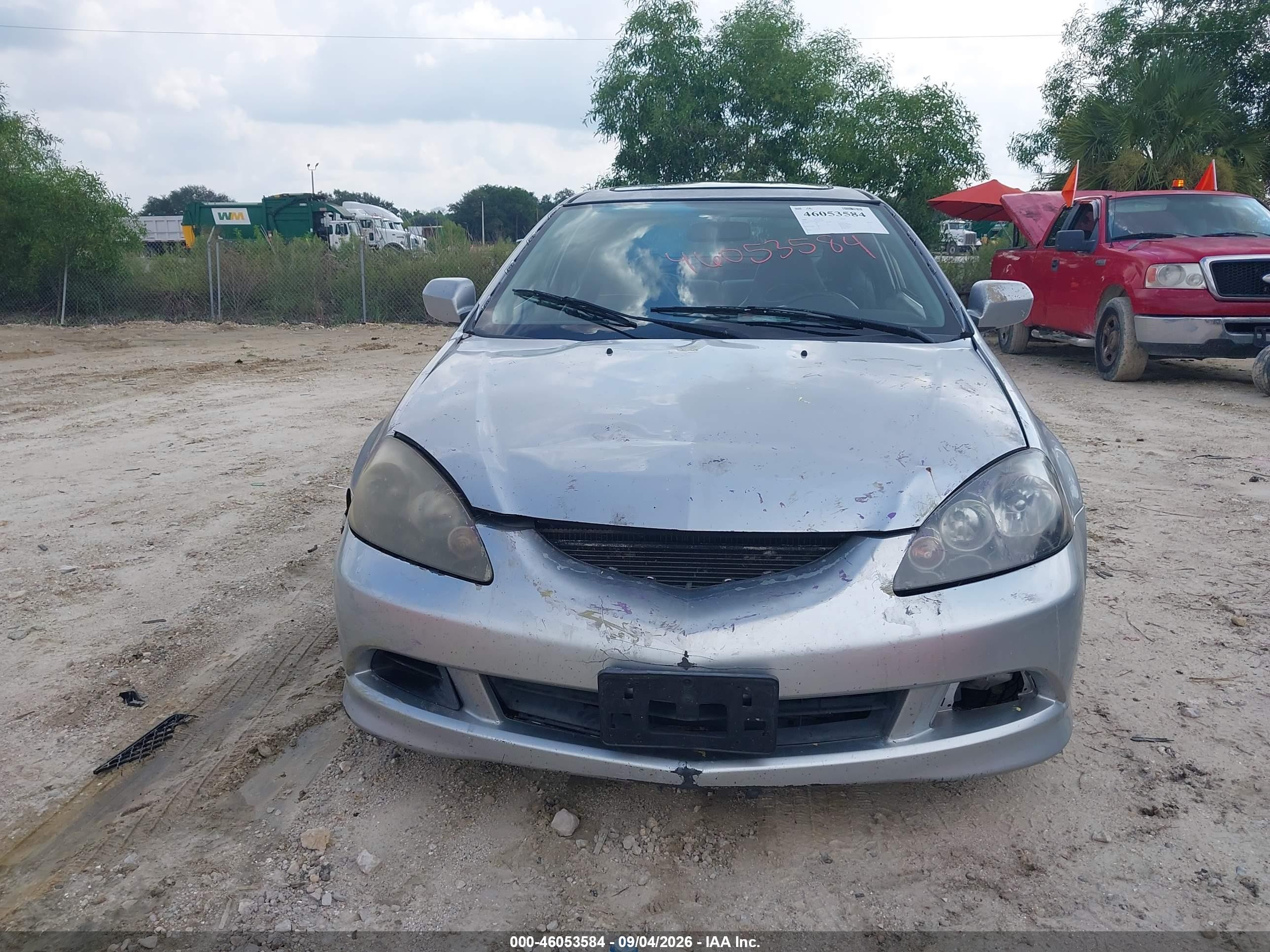 2006 Acura Rsx Silver vin: JH4DC54816S020825
