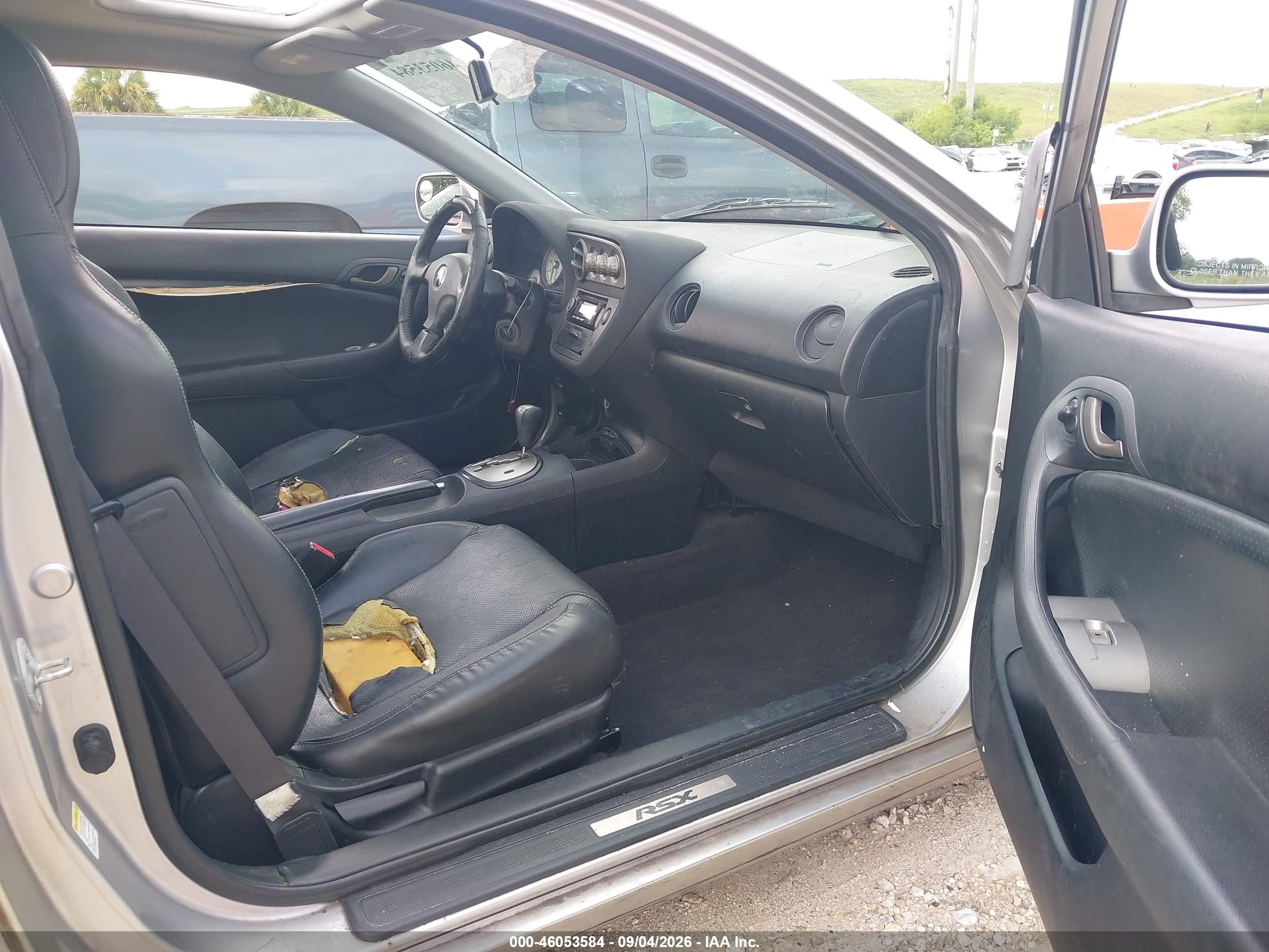 2006 Acura Rsx Silver vin: JH4DC54816S020825