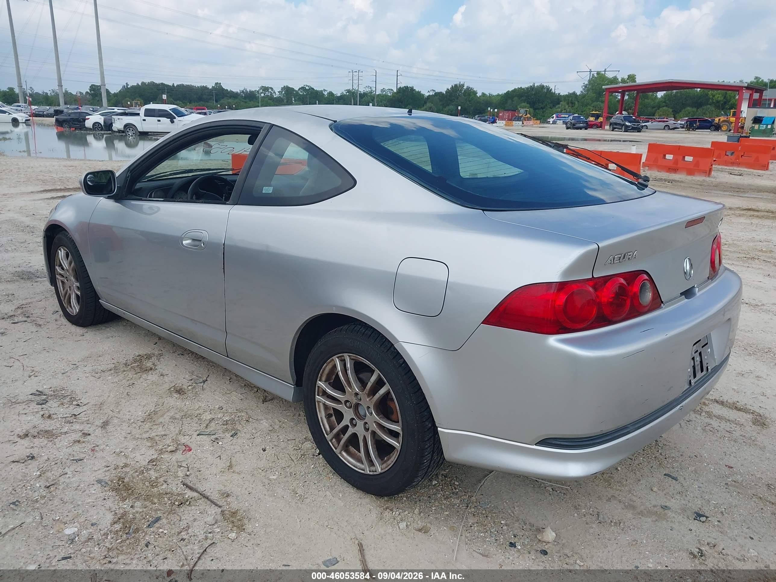 2006 Acura Rsx Silver vin: JH4DC54816S020825