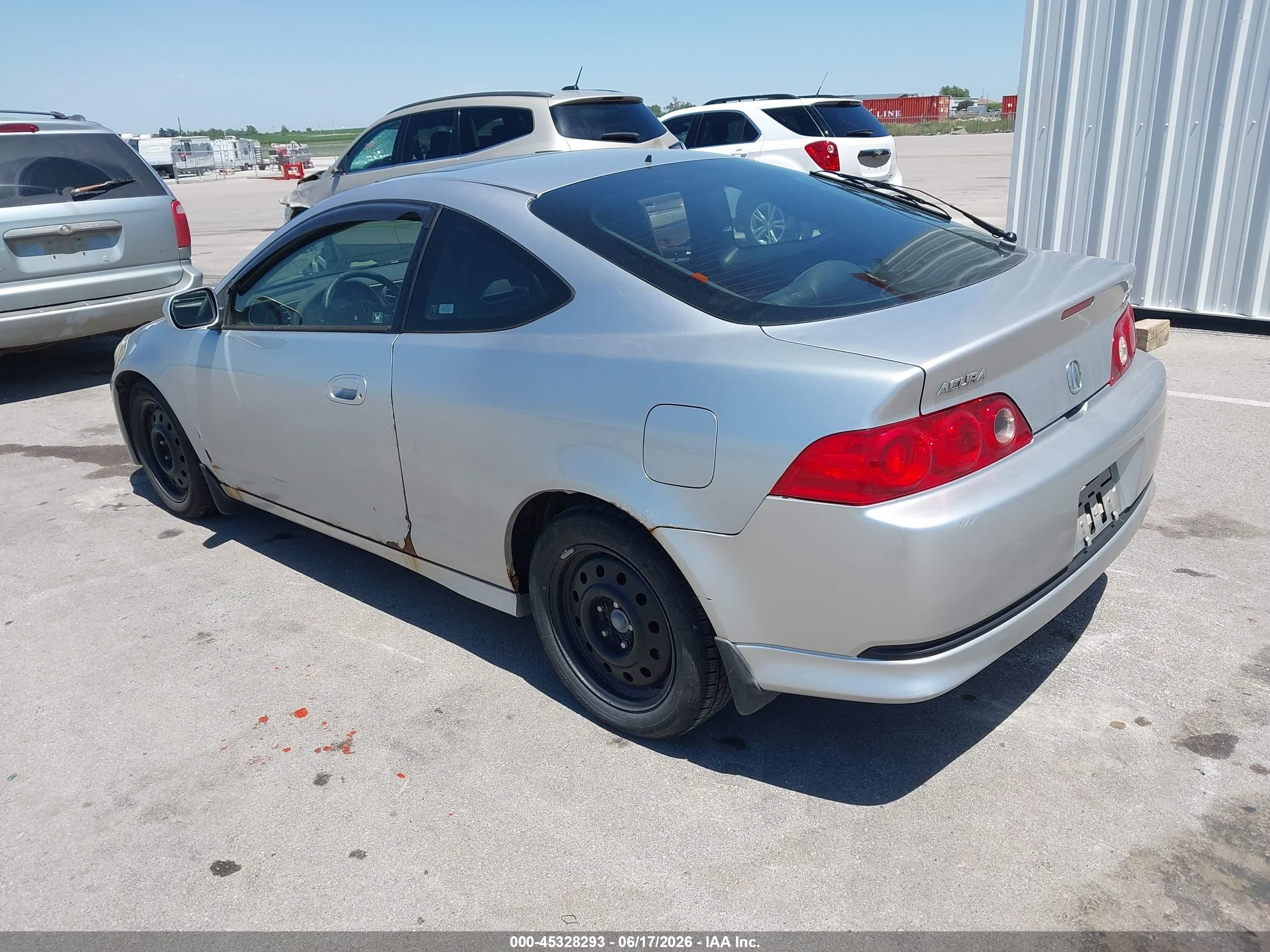 2006 Acura Rsx   Silver vin: JH4DC54816S023658