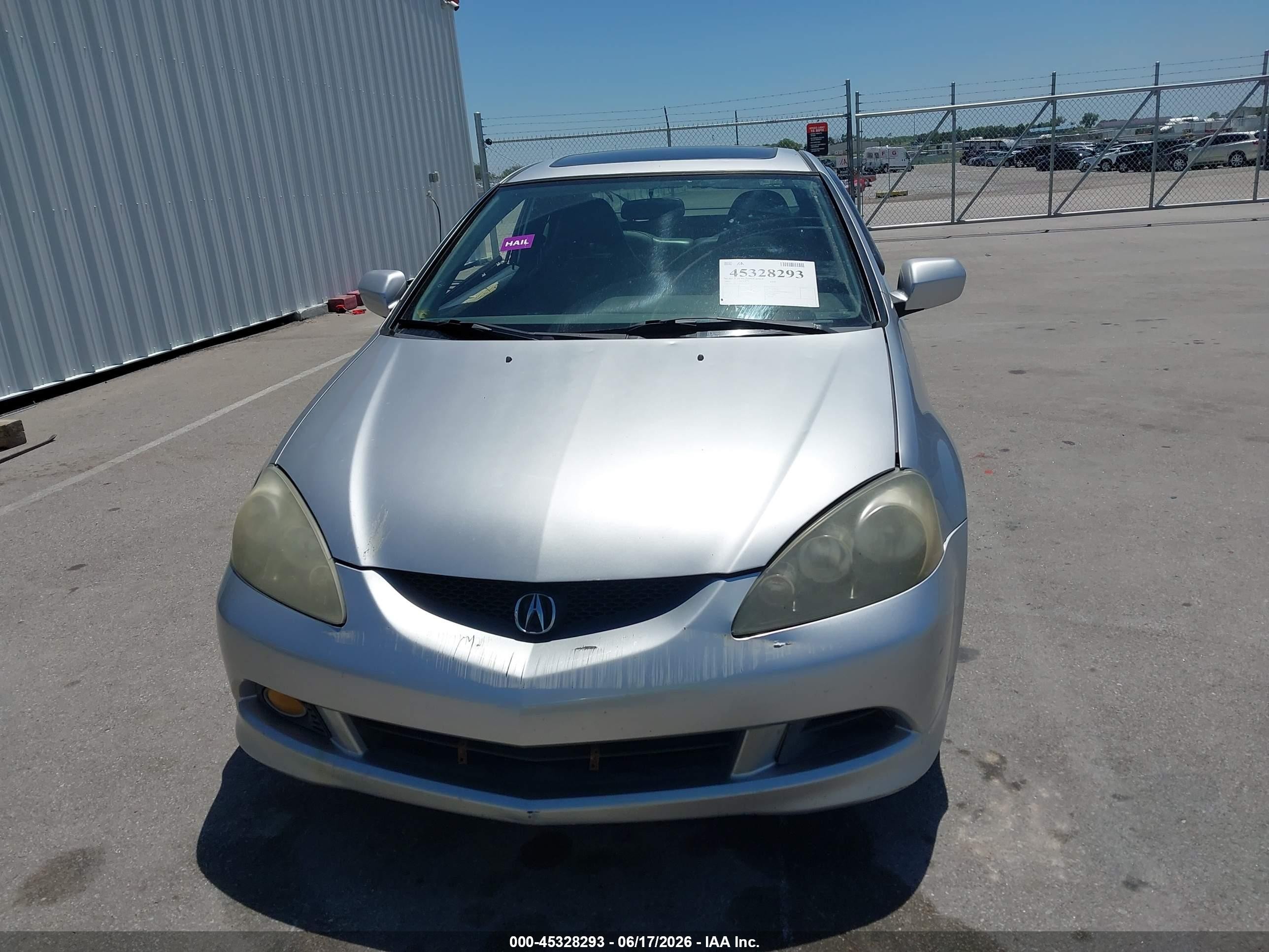 2006 Acura Rsx   Silver vin: JH4DC54816S023658