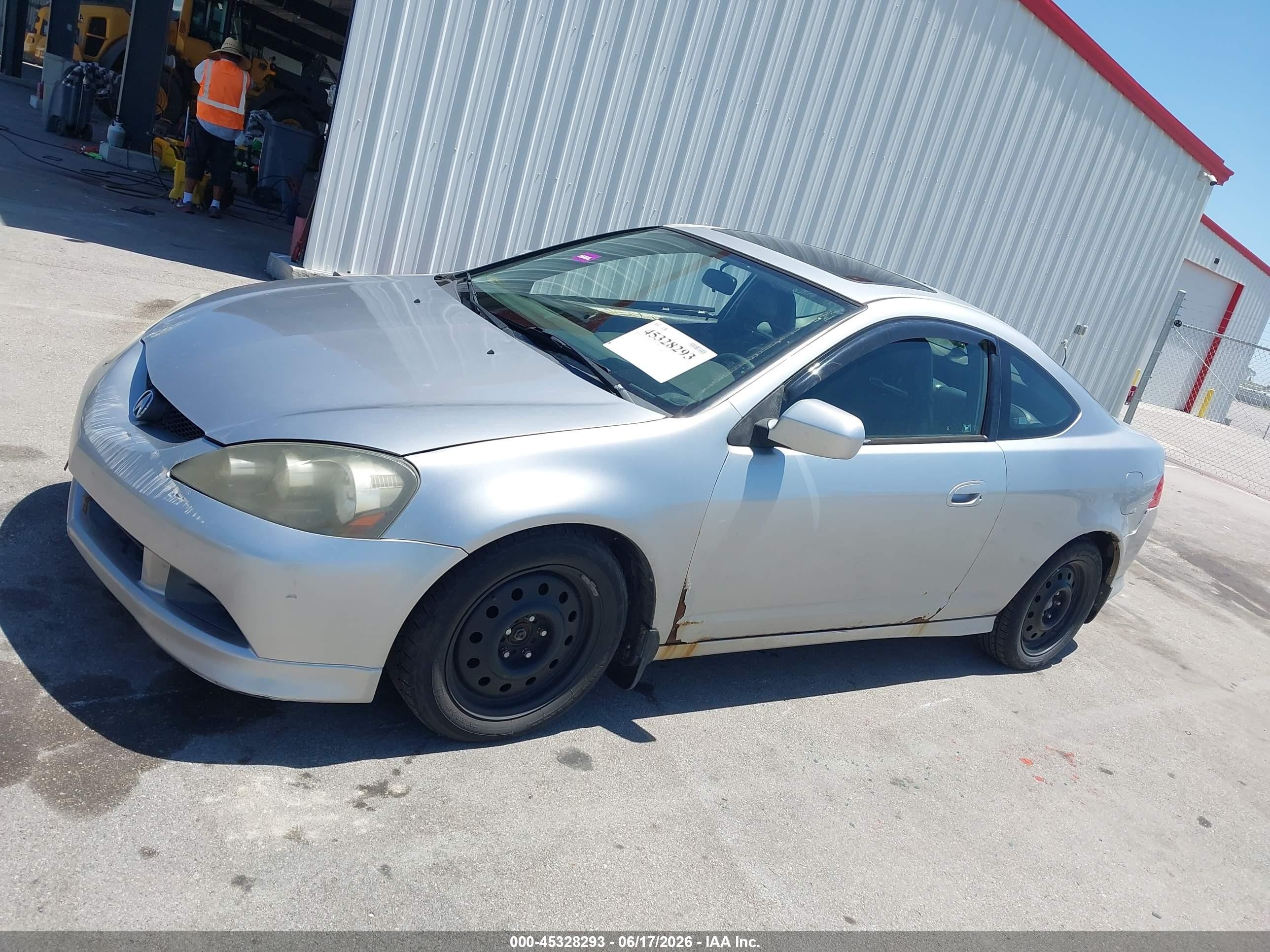2006 Acura Rsx   Silver vin: JH4DC54816S023658