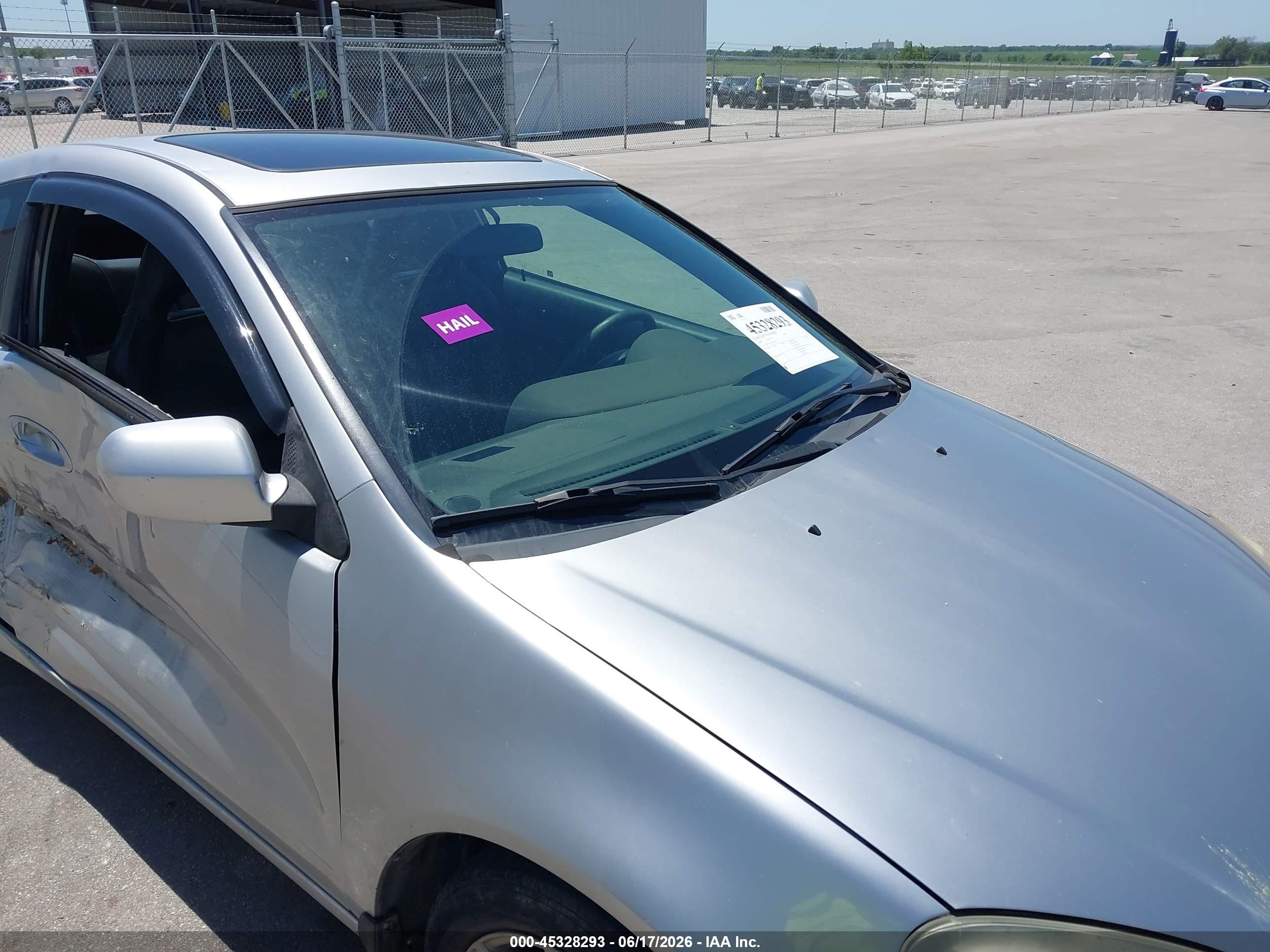 2006 Acura Rsx   Silver vin: JH4DC54816S023658