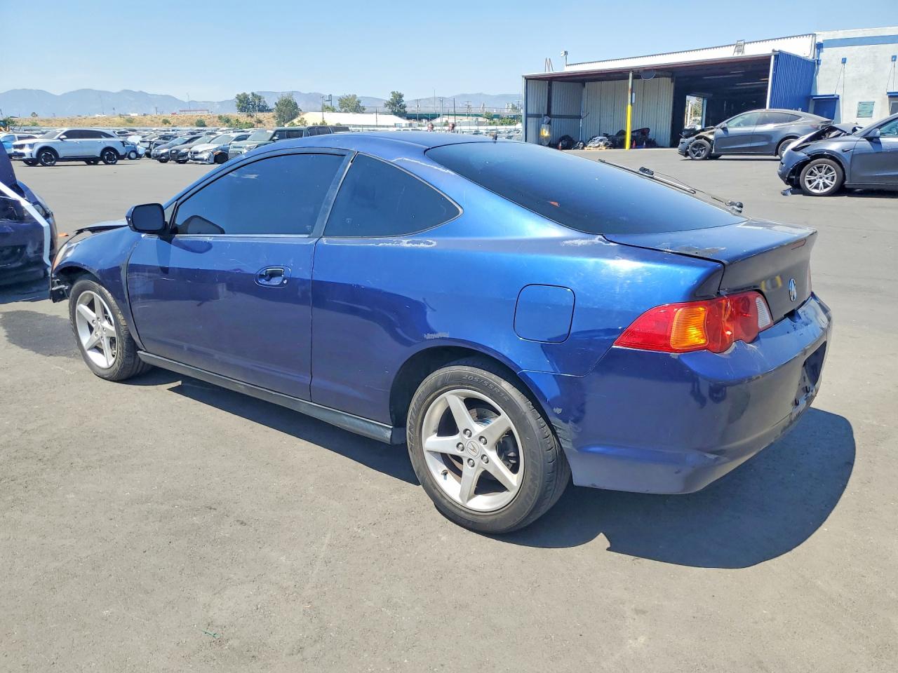 2002 Acura Rsx Blue vin: JH4DC54822C020563