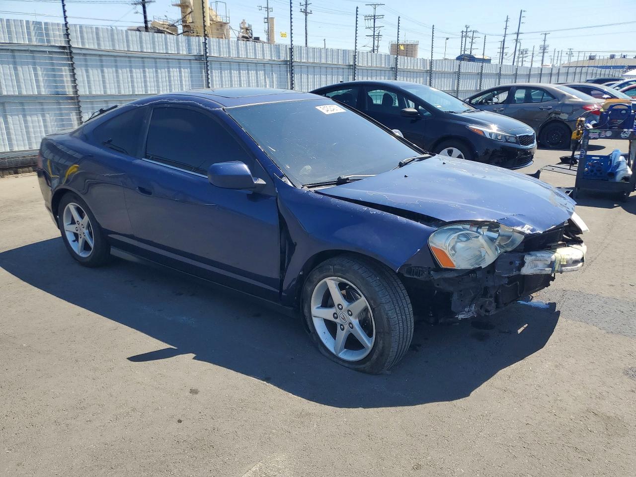 2002 Acura Rsx Blue vin: JH4DC54822C020563