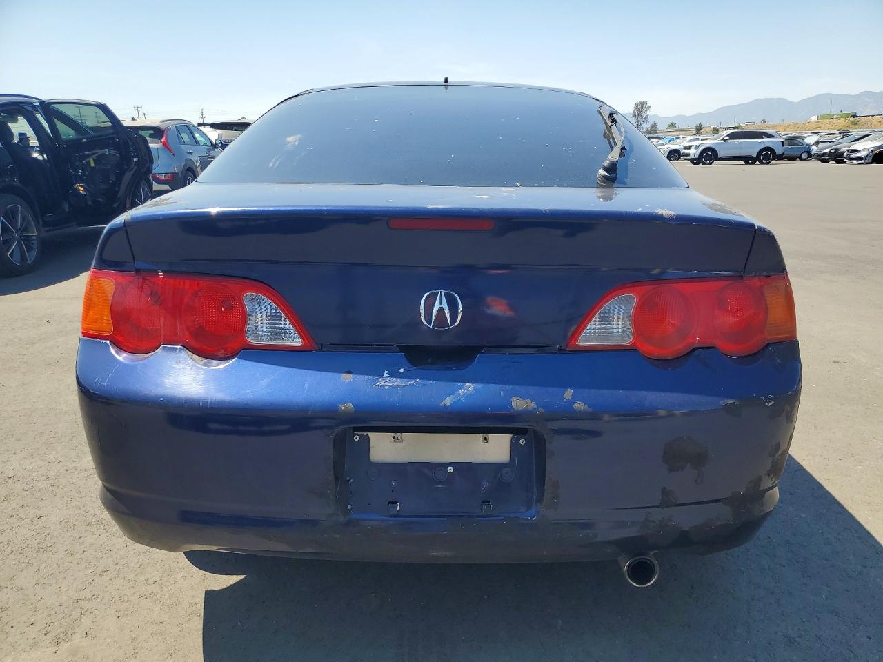 2002 Acura Rsx Blue vin: JH4DC54822C020563