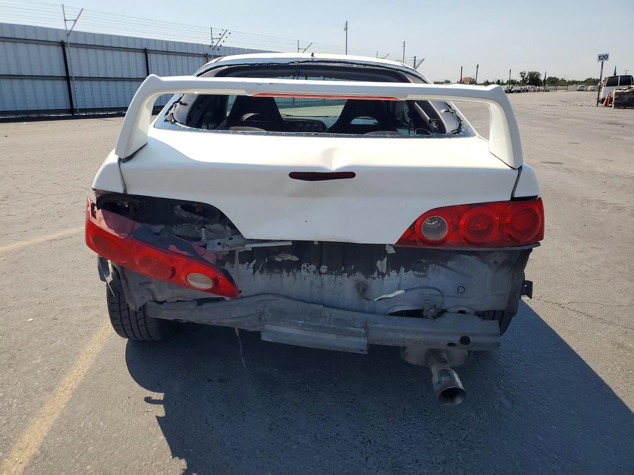 2004 Acura Rsx White vin: JH4DC54824S004078