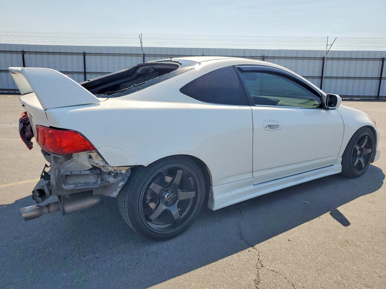 2004 Acura Rsx White vin: JH4DC54824S004078