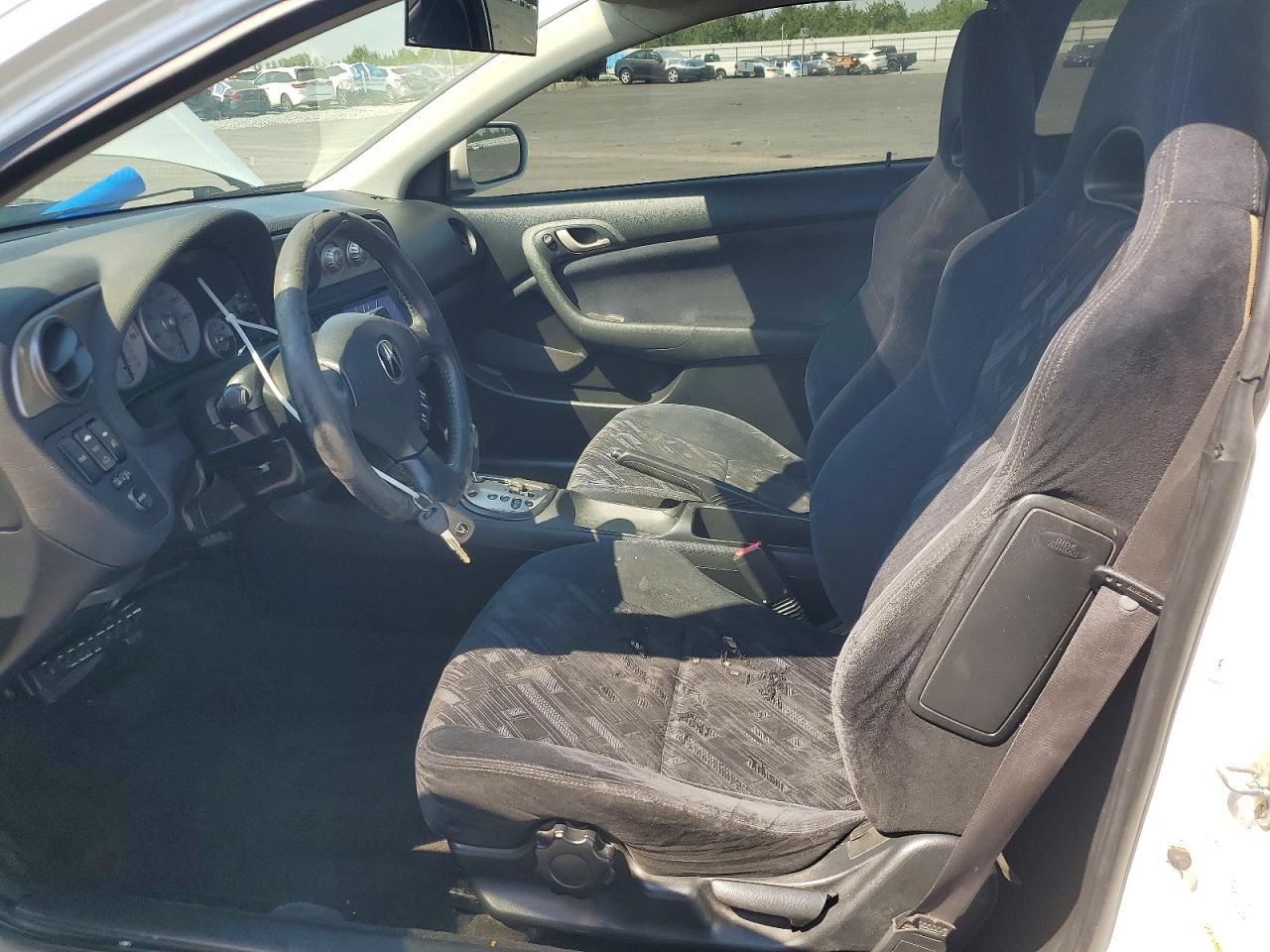 2004 Acura Rsx White vin: JH4DC54824S004078