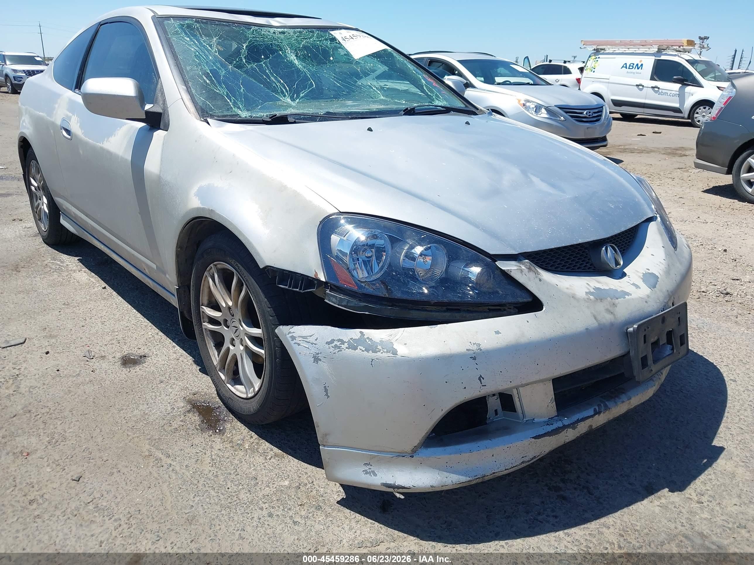 2006 Acura Rsx   Серебряный vin: JH4DC54826S006187