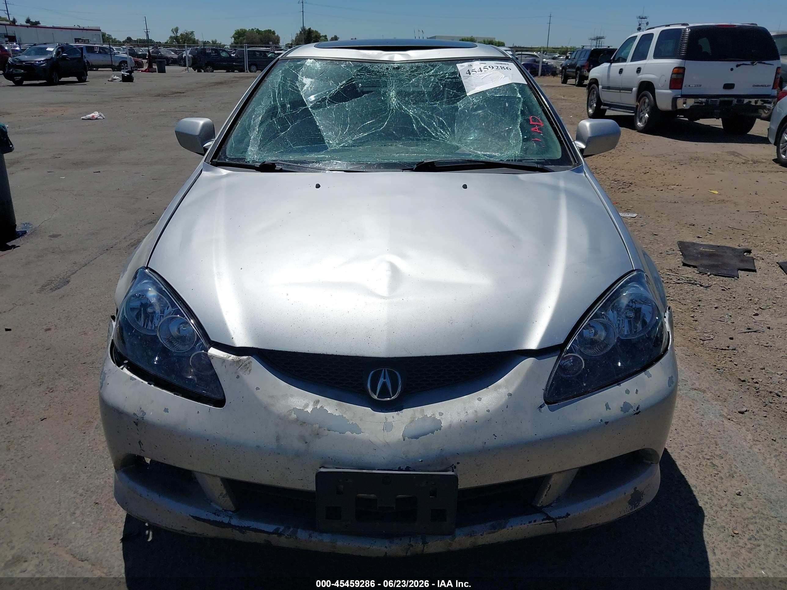 2006 Acura Rsx   Серебряный vin: JH4DC54826S006187