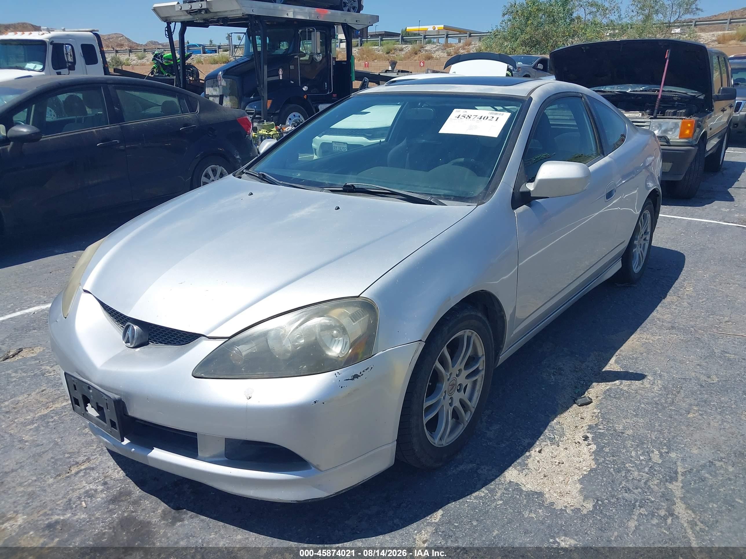 2006 Acura Rsx   Silver vin: JH4DC54826S010742