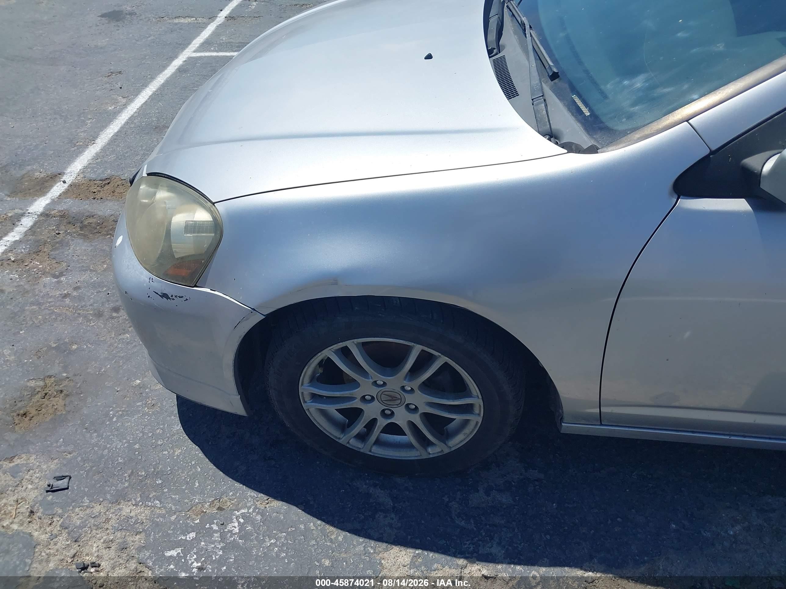 2006 Acura Rsx   Silver vin: JH4DC54826S010742
