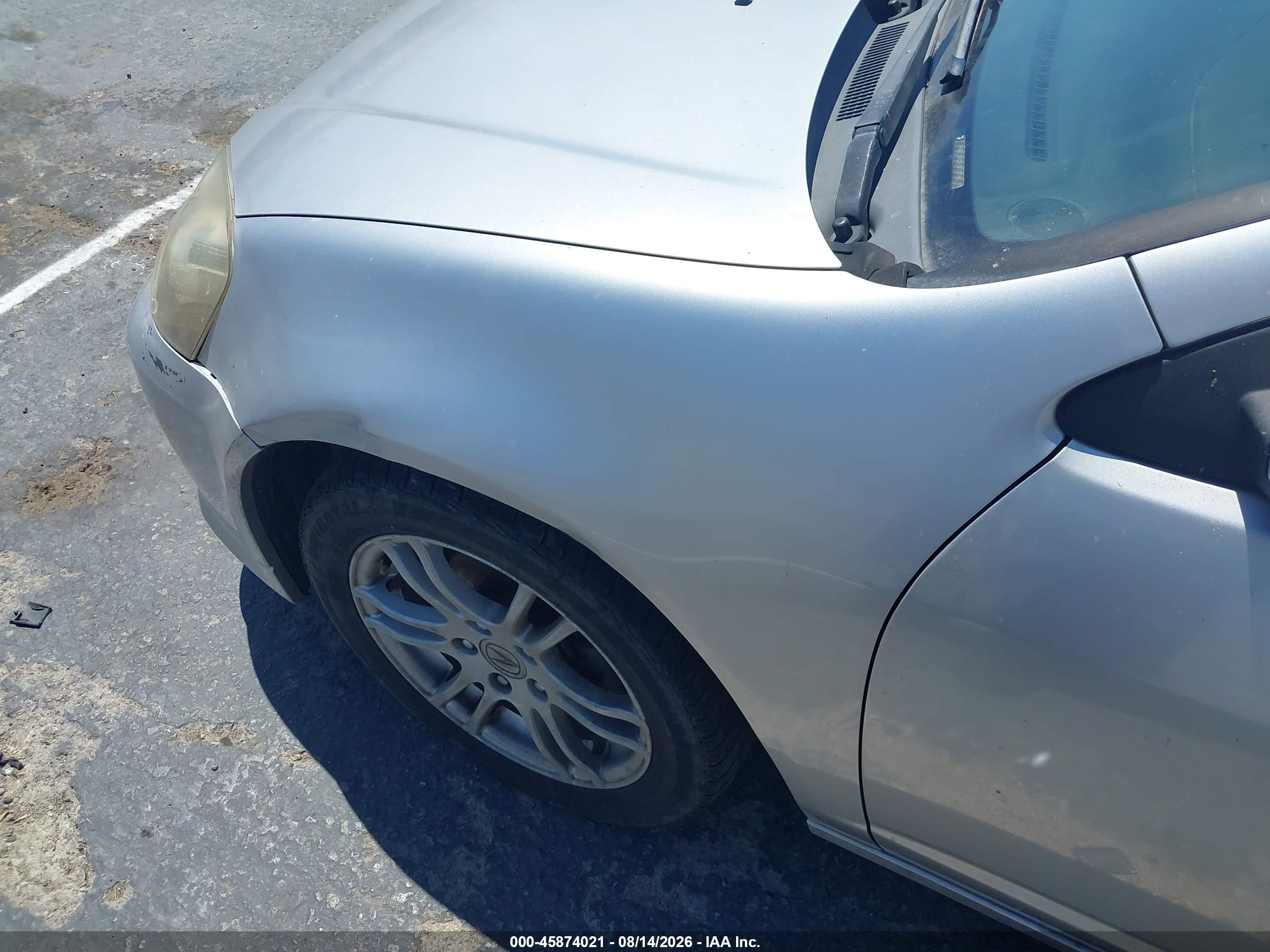 2006 Acura Rsx   Silver vin: JH4DC54826S010742