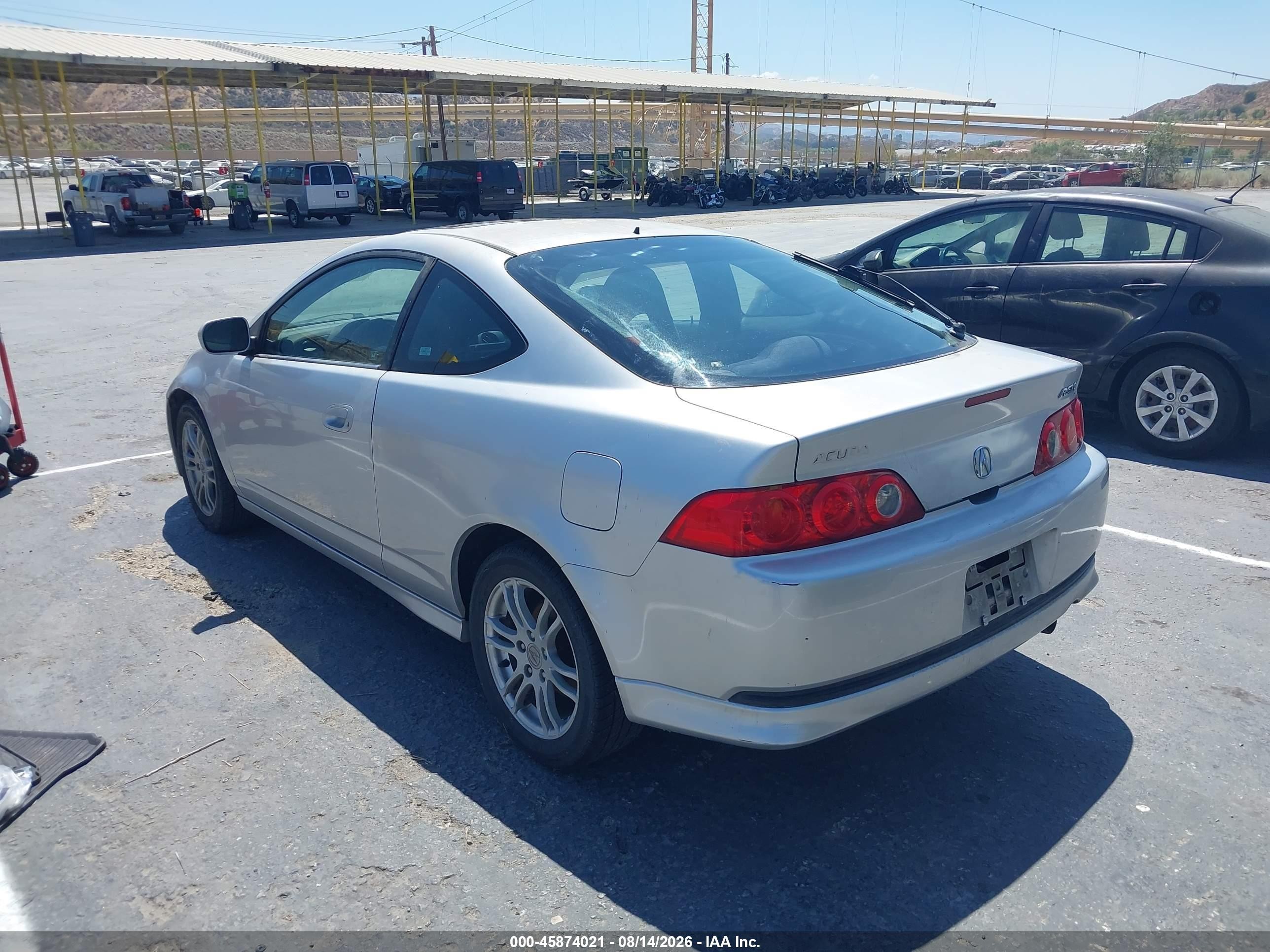 2006 Acura Rsx   Silver vin: JH4DC54826S010742