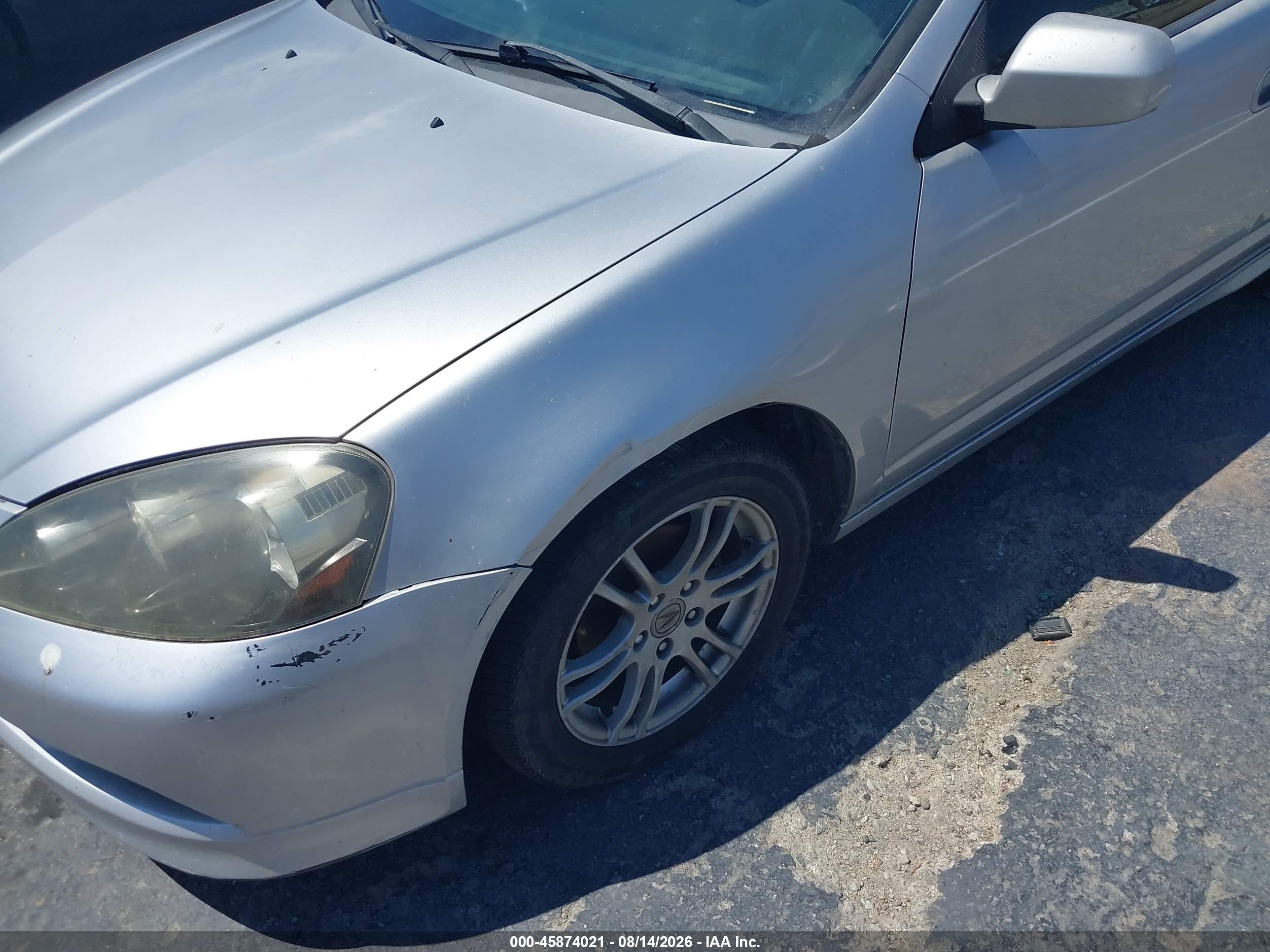 2006 Acura Rsx   Silver vin: JH4DC54826S010742