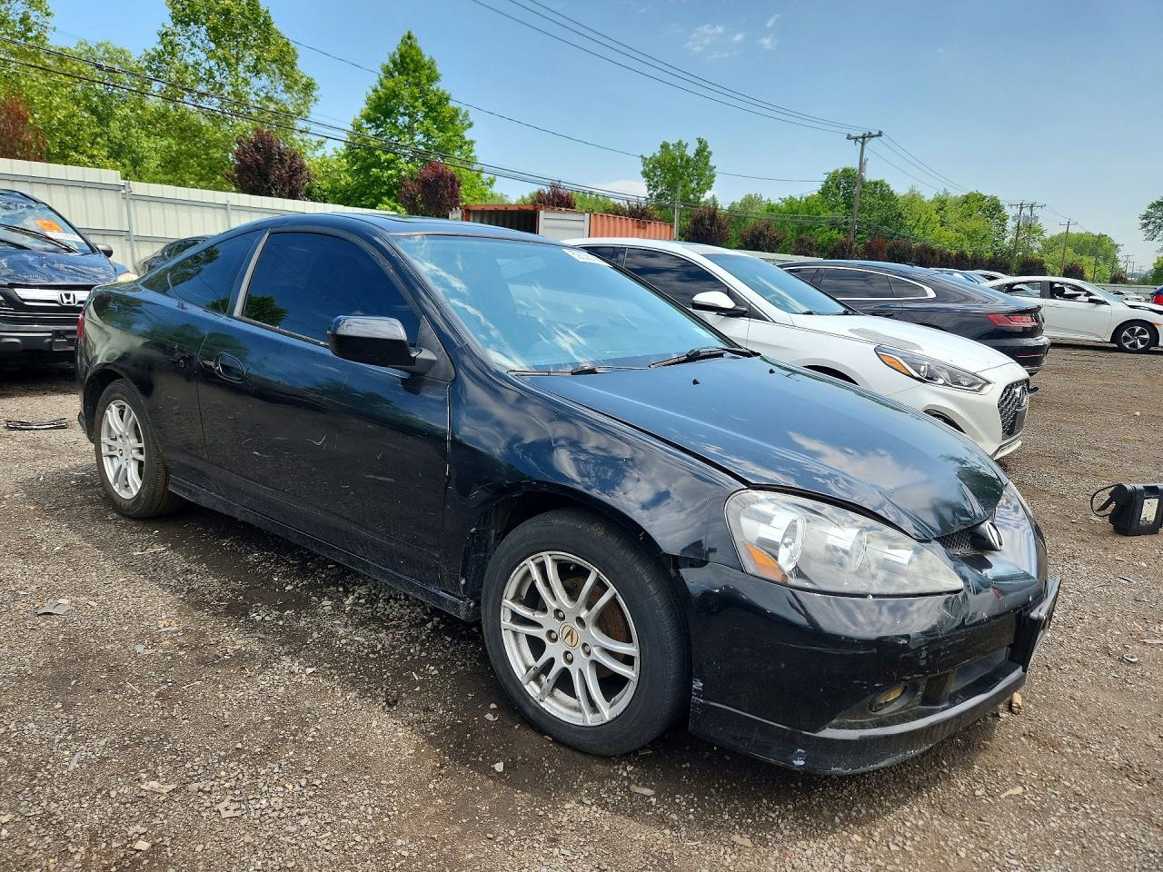 2006 Acura Rsx Black vin: JH4DC54826S012698
