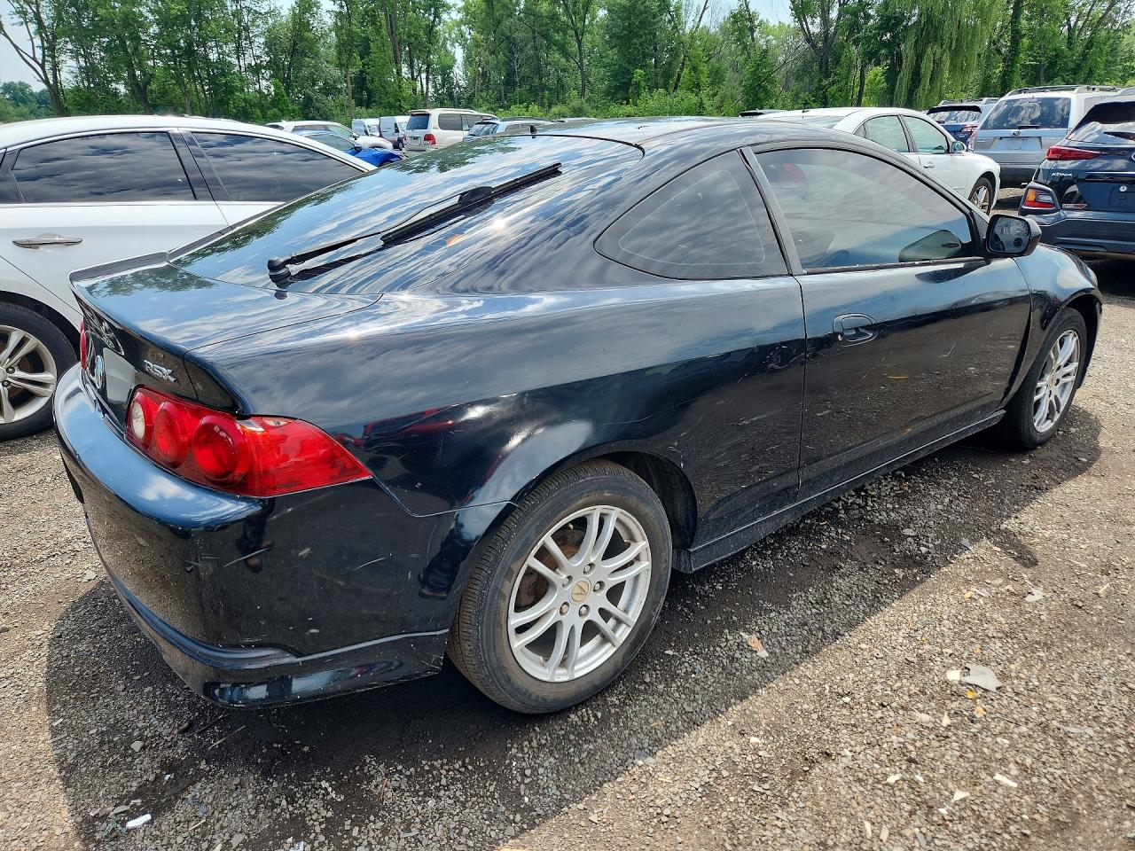 2006 Acura Rsx Black vin: JH4DC54826S012698