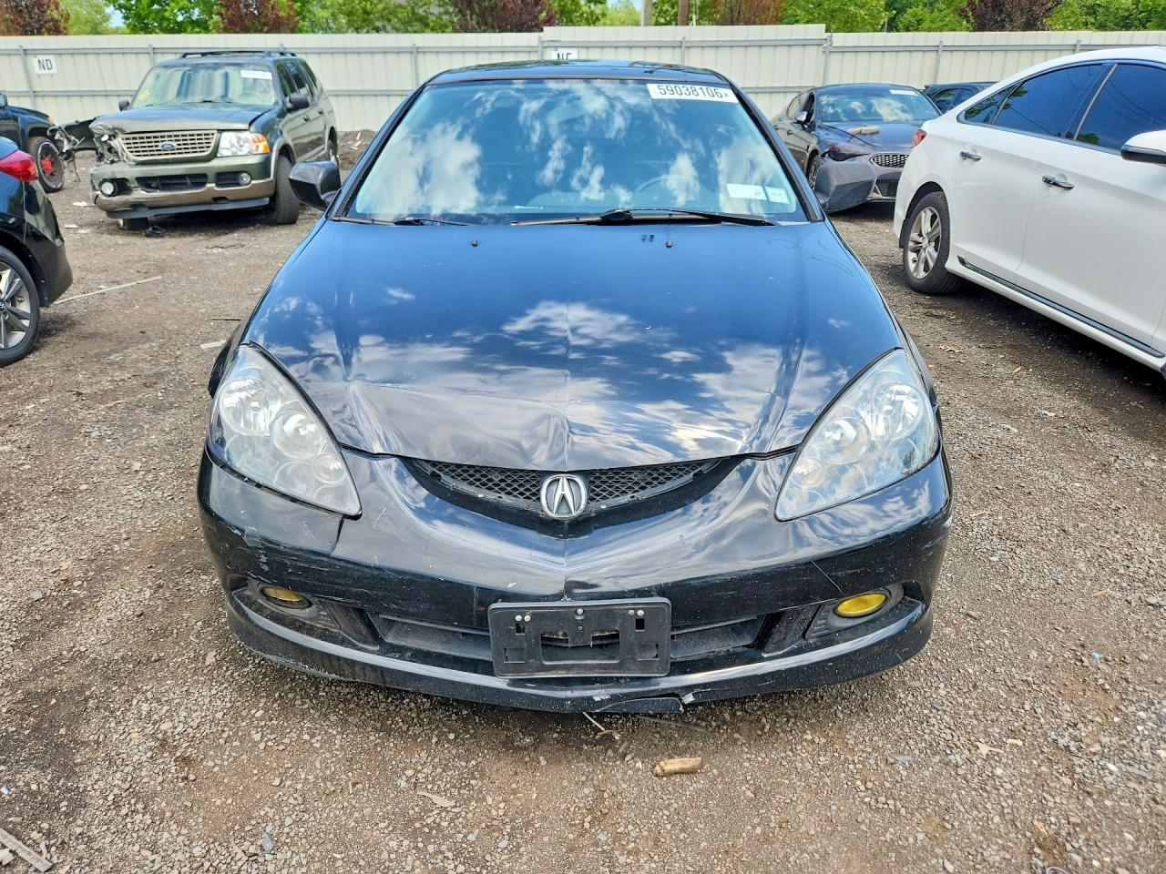 2006 Acura Rsx Black vin: JH4DC54826S012698
