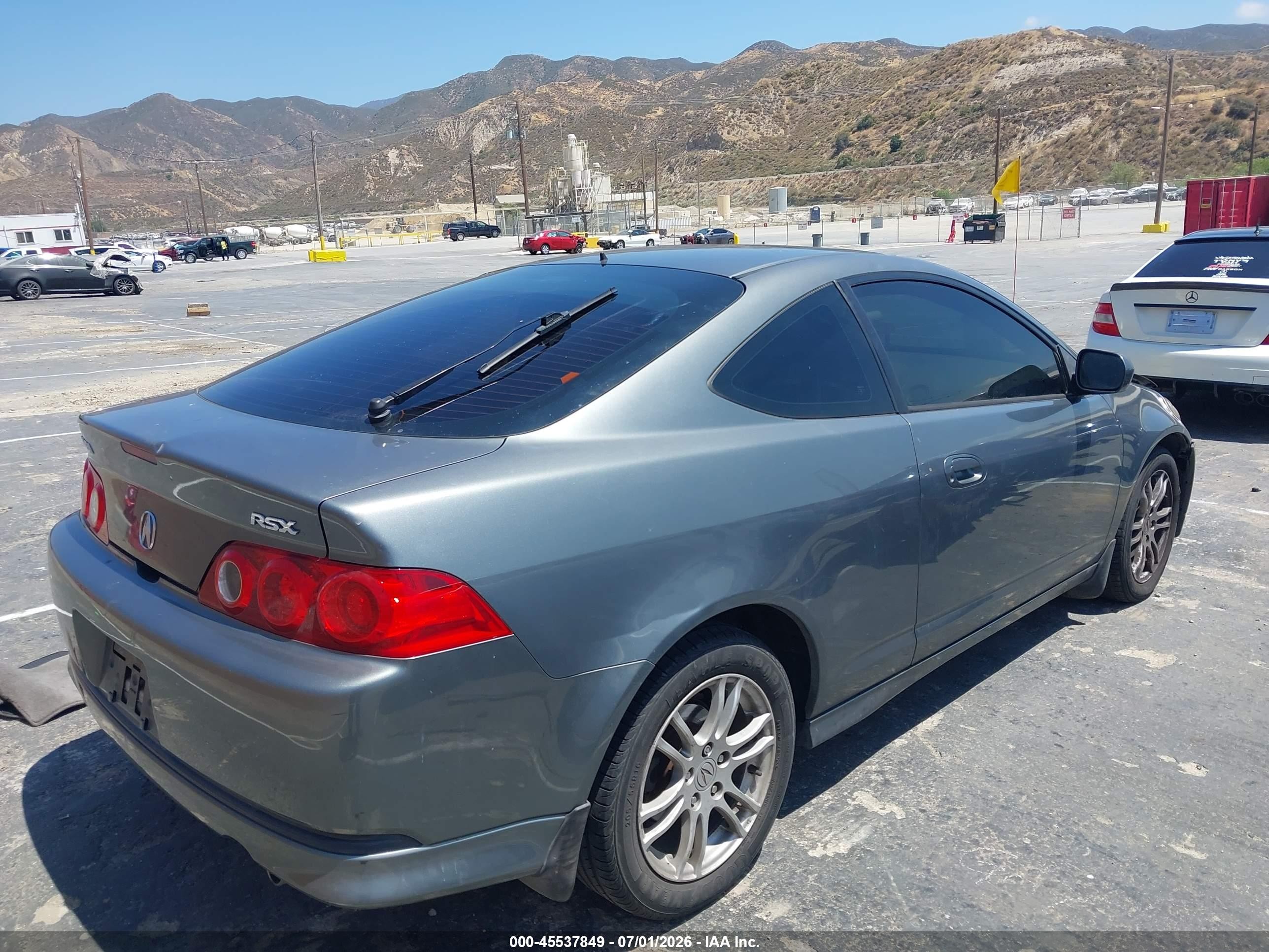 2006 Acura Rsx   Gray vin: JH4DC54826S019764