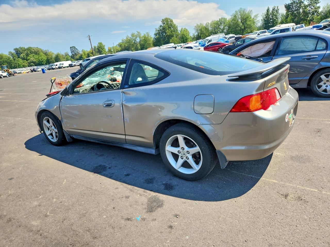 2002 Acura Rsx Gray vin: JH4DC54832C006137
