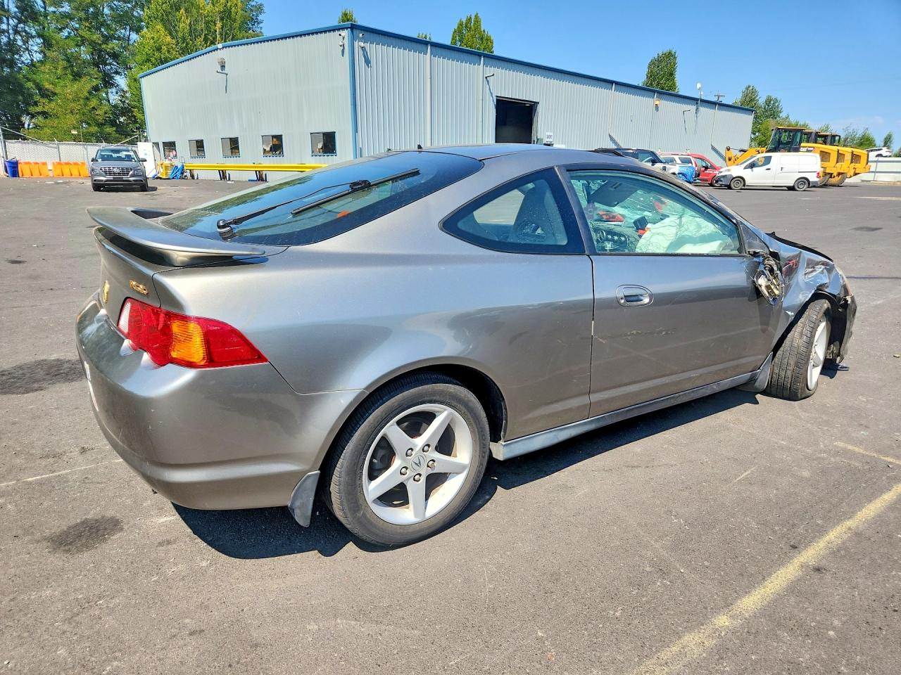 2002 Acura Rsx Gray vin: JH4DC54832C006137