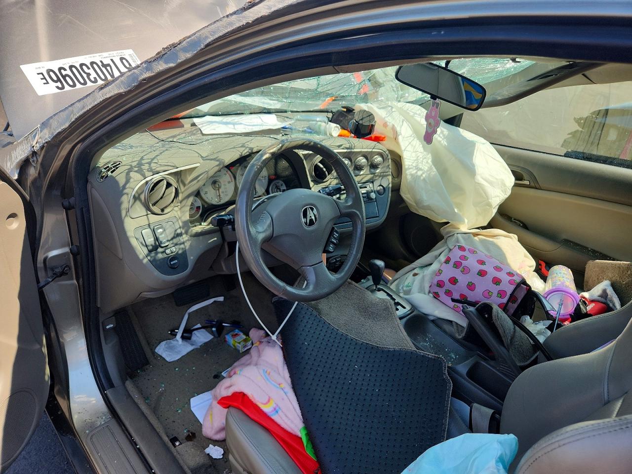2002 Acura Rsx Gray vin: JH4DC54832C006137