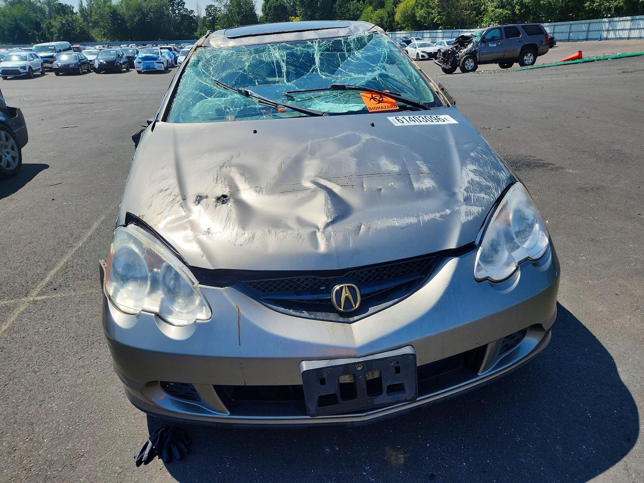 2002 Acura Rsx Gray vin: JH4DC54832C006137