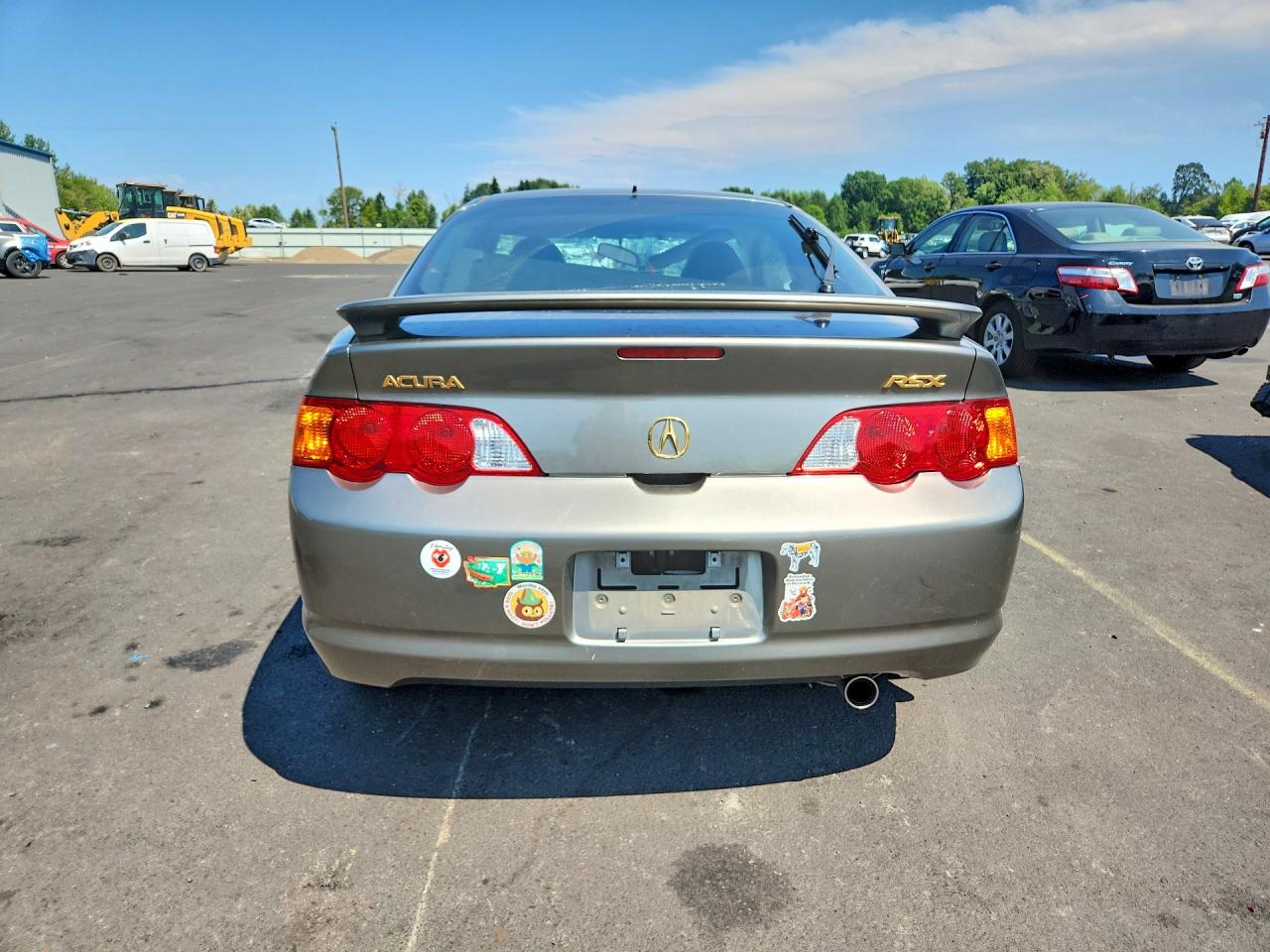 2002 Acura Rsx Gray vin: JH4DC54832C006137
