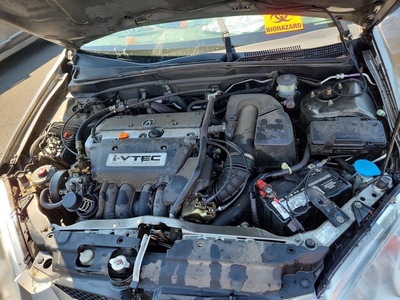 2002 Acura Rsx Gray vin: JH4DC54832C006137