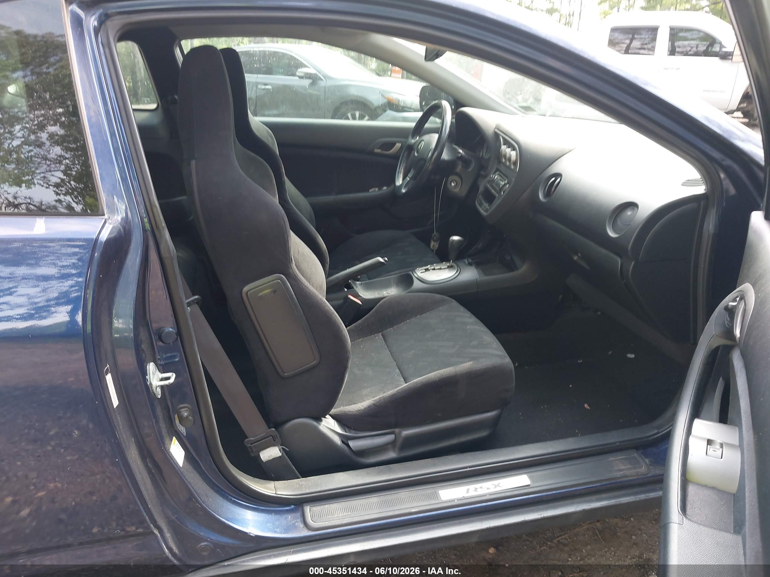 2003 Acura Rsx   Синий vin: JH4DC54833C004874