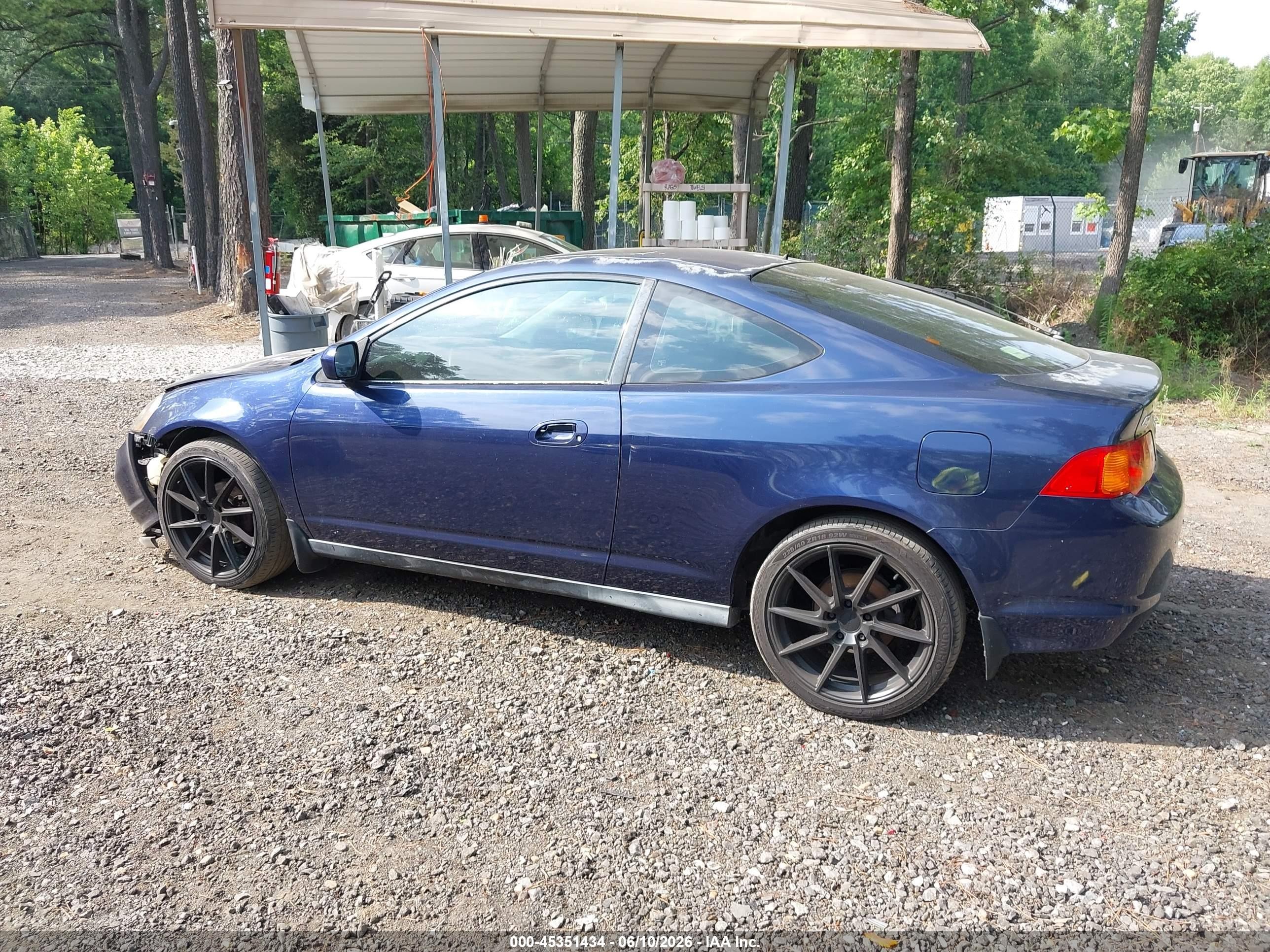 2003 Acura Rsx   Синий vin: JH4DC54833C004874
