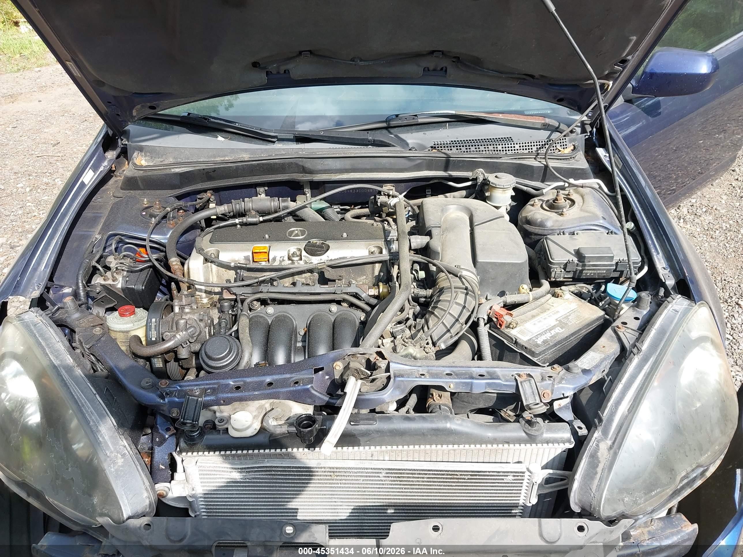 2003 Acura Rsx   Синий vin: JH4DC54833C004874