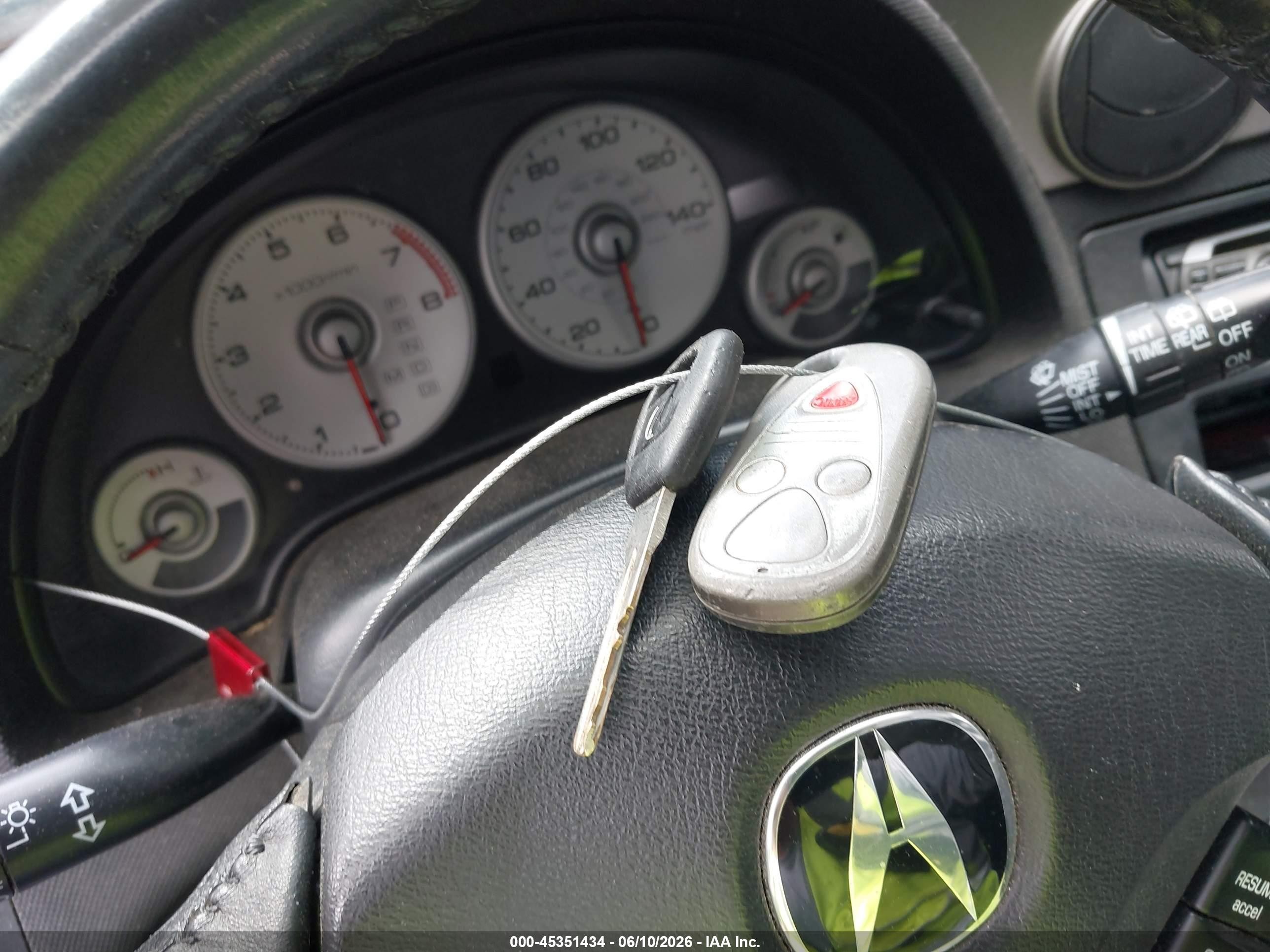 2003 Acura Rsx   Синий vin: JH4DC54833C004874