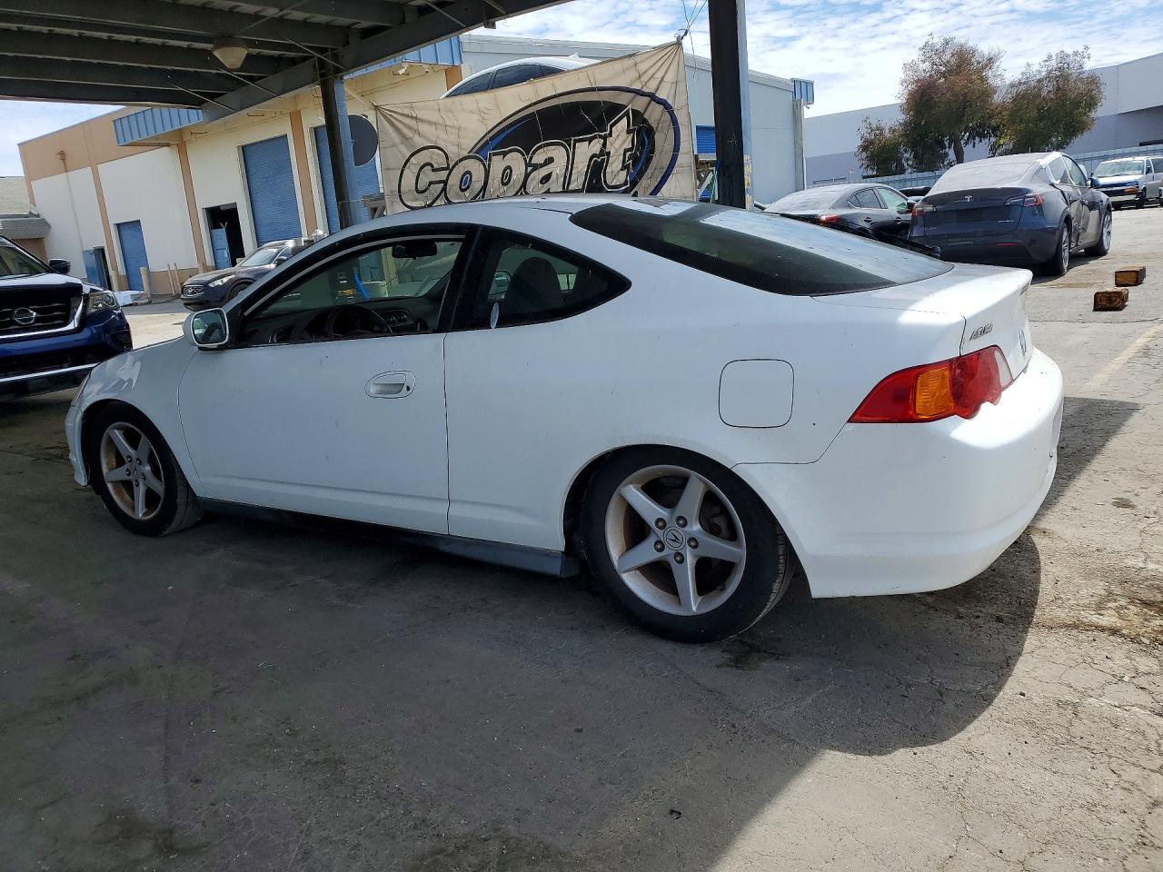 2004 Acura Rsx White vin: JH4DC54834S008530